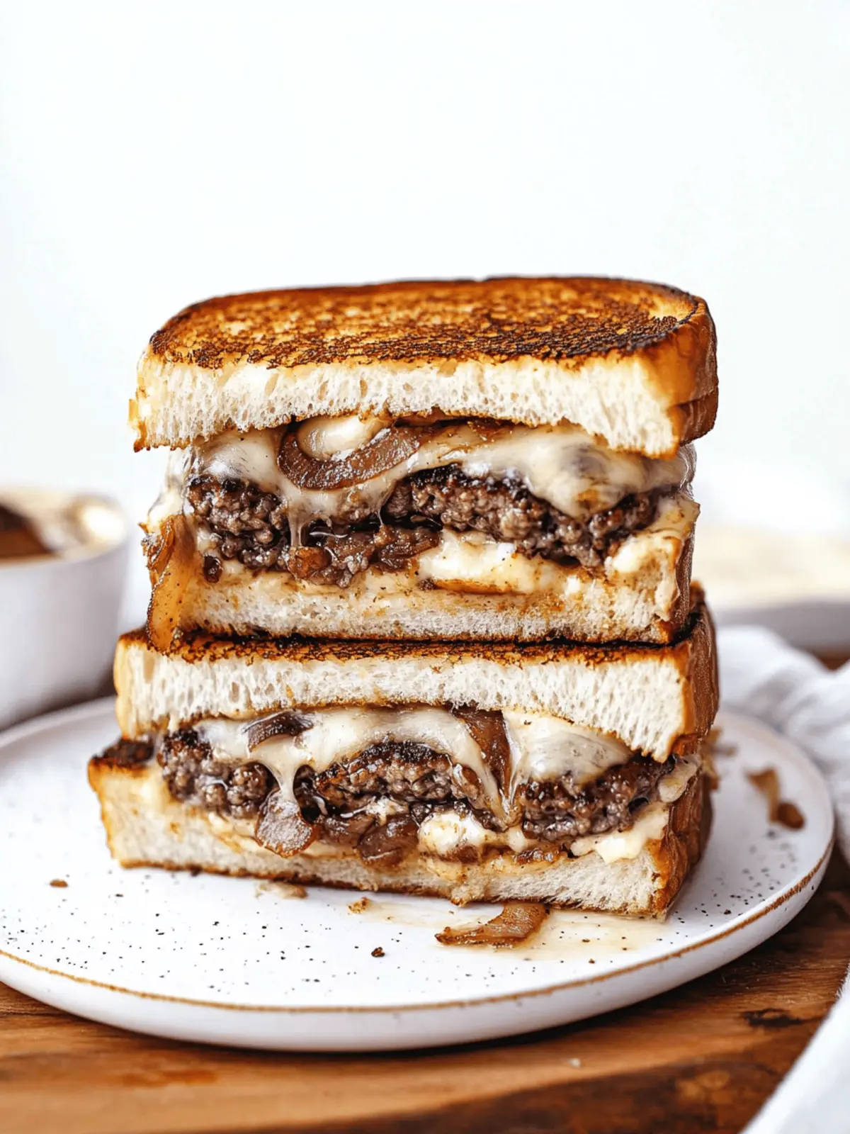 Ultimate Patty Melt: Juicy, Cheesy Bliss in 30 Minutes 2 Patty Melt