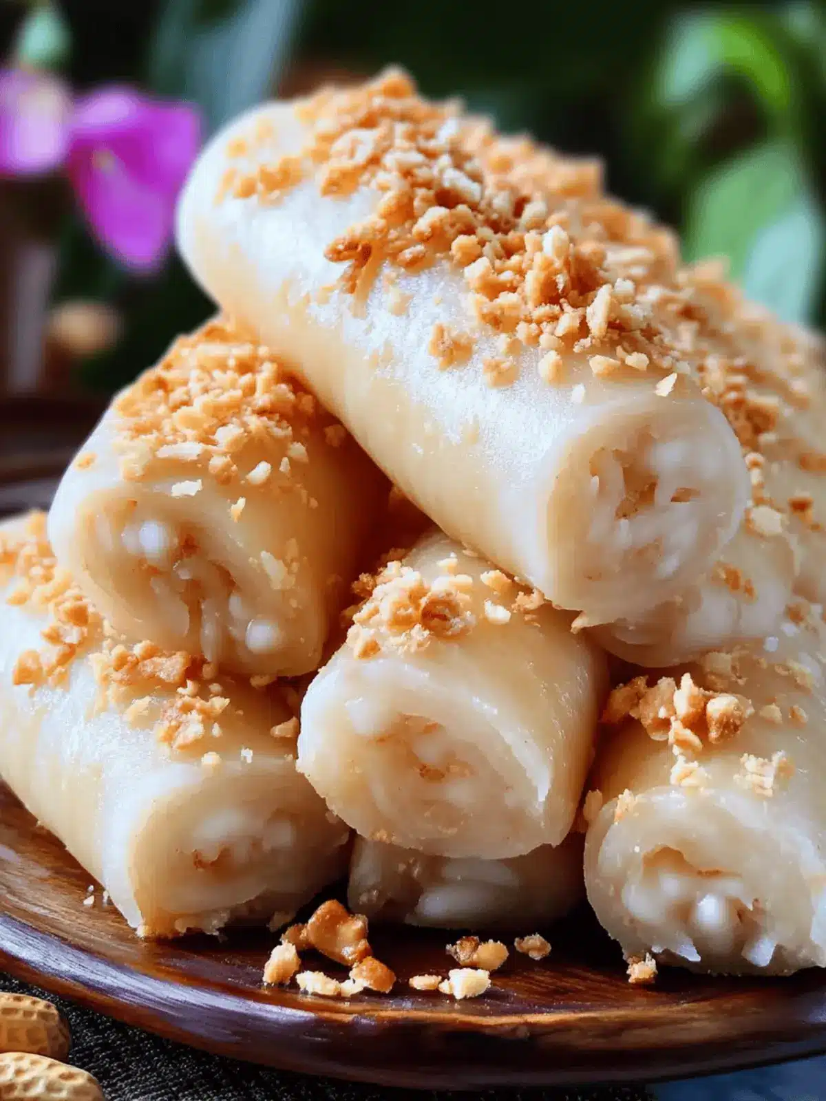 Delicious Peanut Tikoy Rolls That Transform Snack Time! 2 Peanut Tikoy Rolls