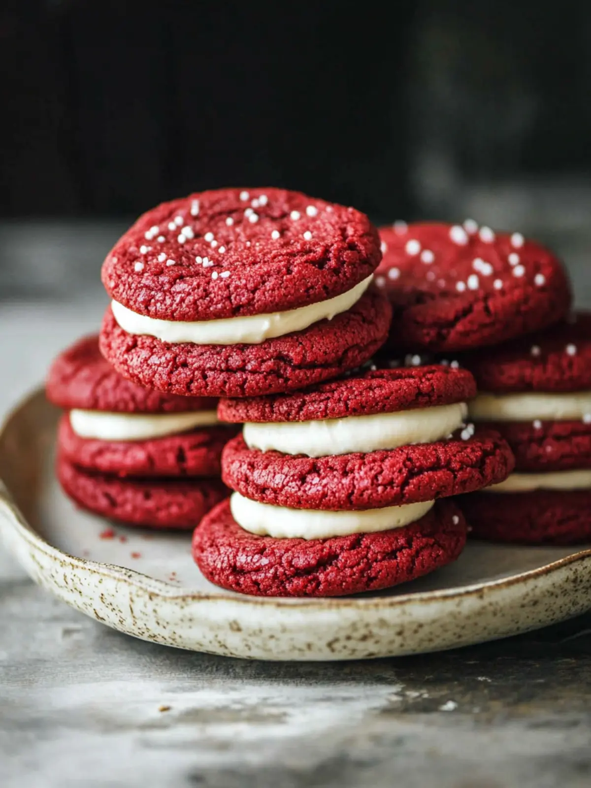 Decadent Red Velvet Cookies with Creamy Filling You ll Love 2 Red Velvet Cookies
