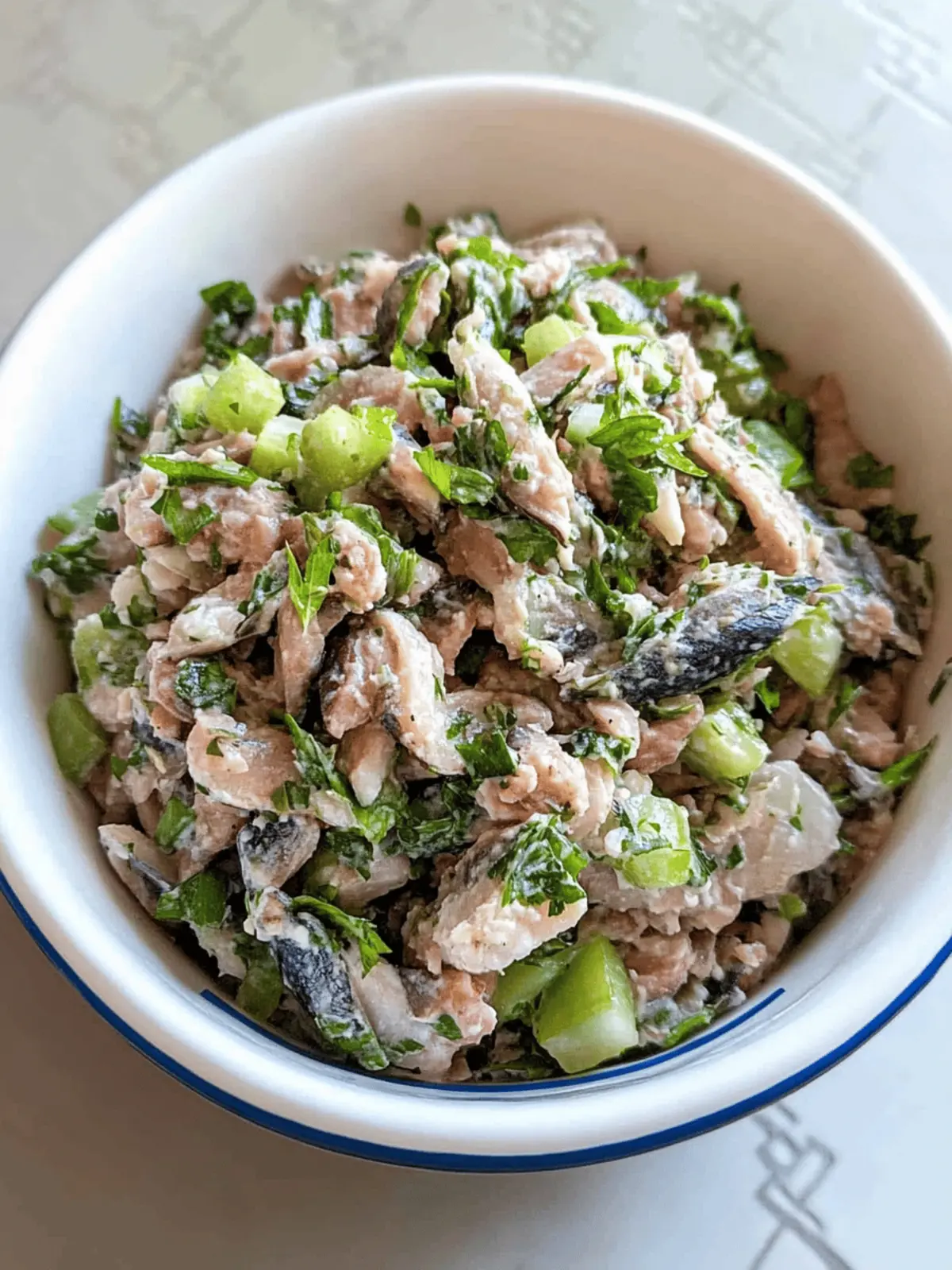 Zesty Sardine Salad: Quick, Easy, and Packed with Flavor 2 Sardine Salad