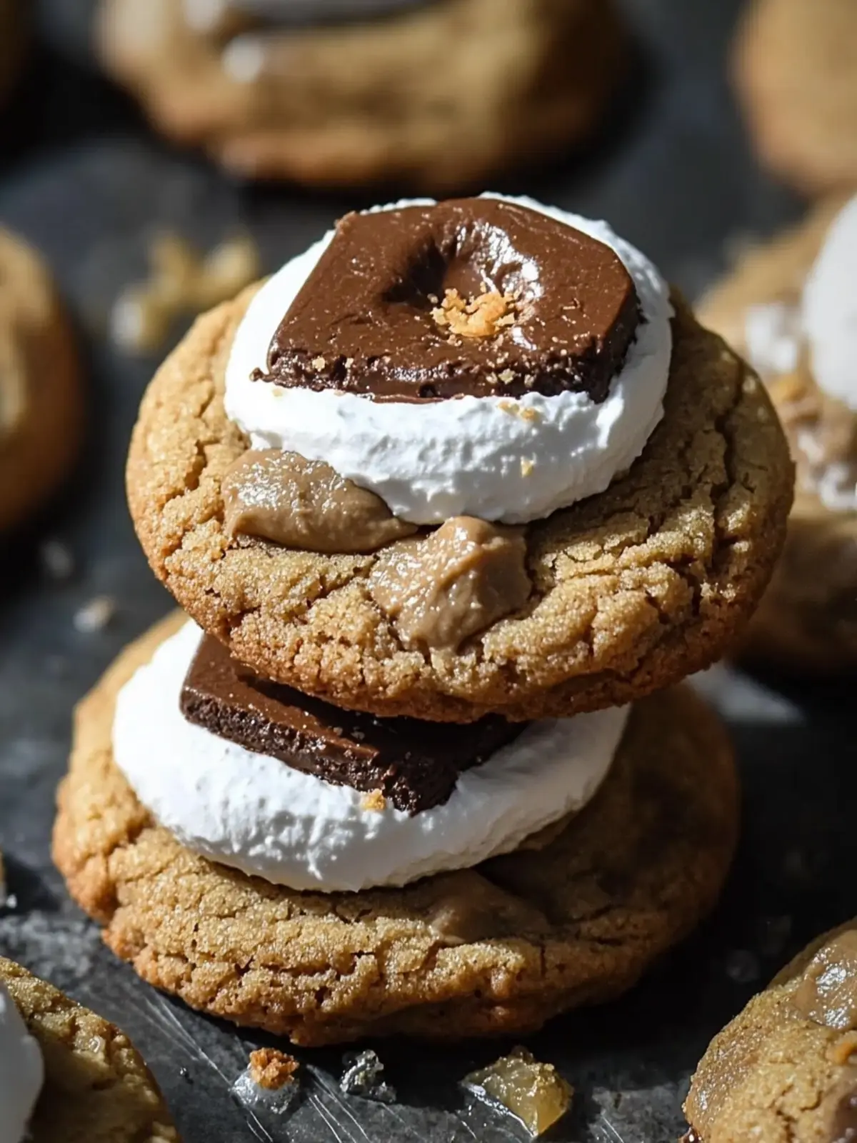 Irresistible Peanut Butter S mores Cookies You ll Love 2 Peanut Butter S mores Cookies