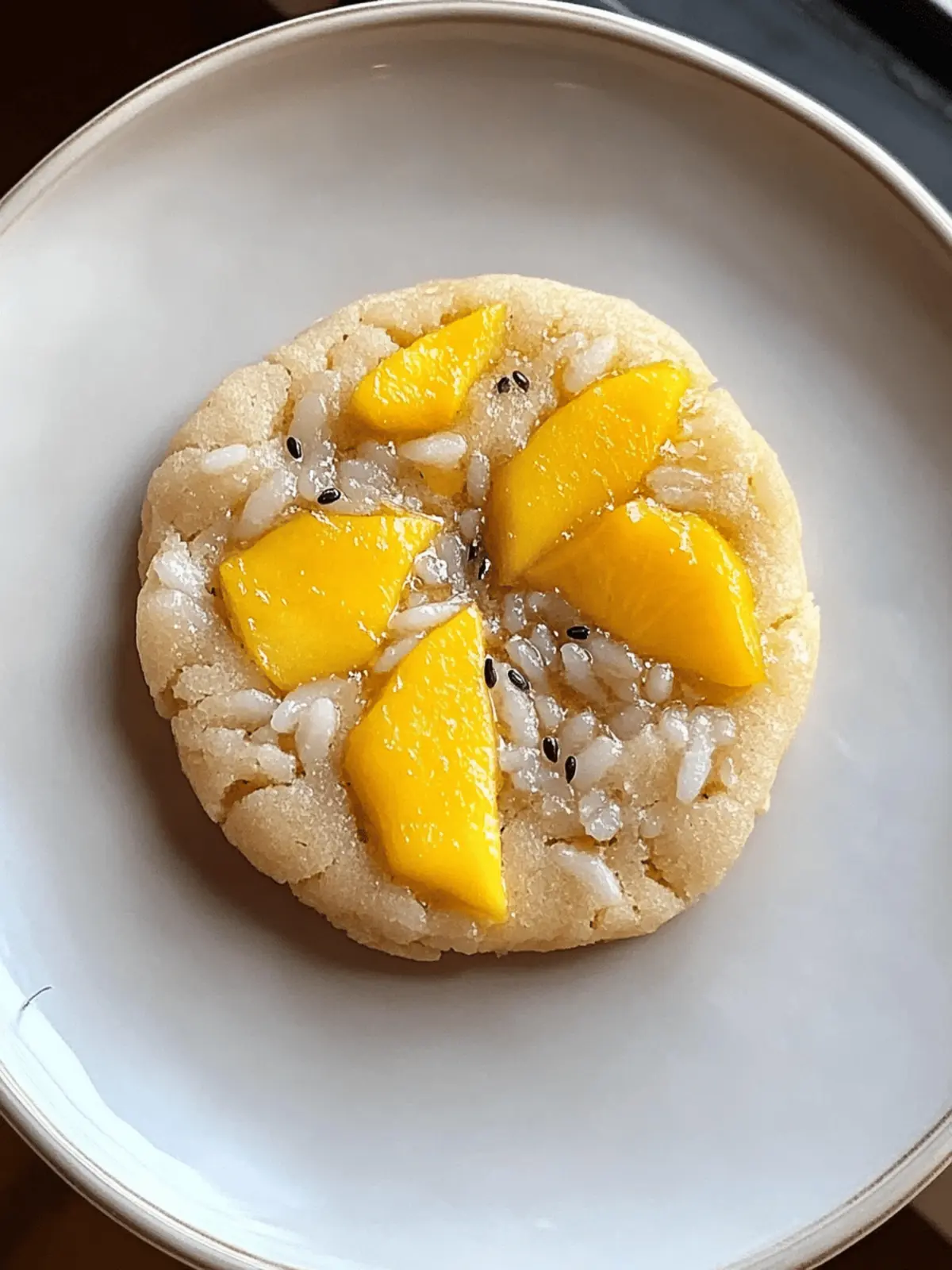 Delicious Mango Sticky Rice Cookies You Can't Resist 3 Mango Sticky Rice Cookies