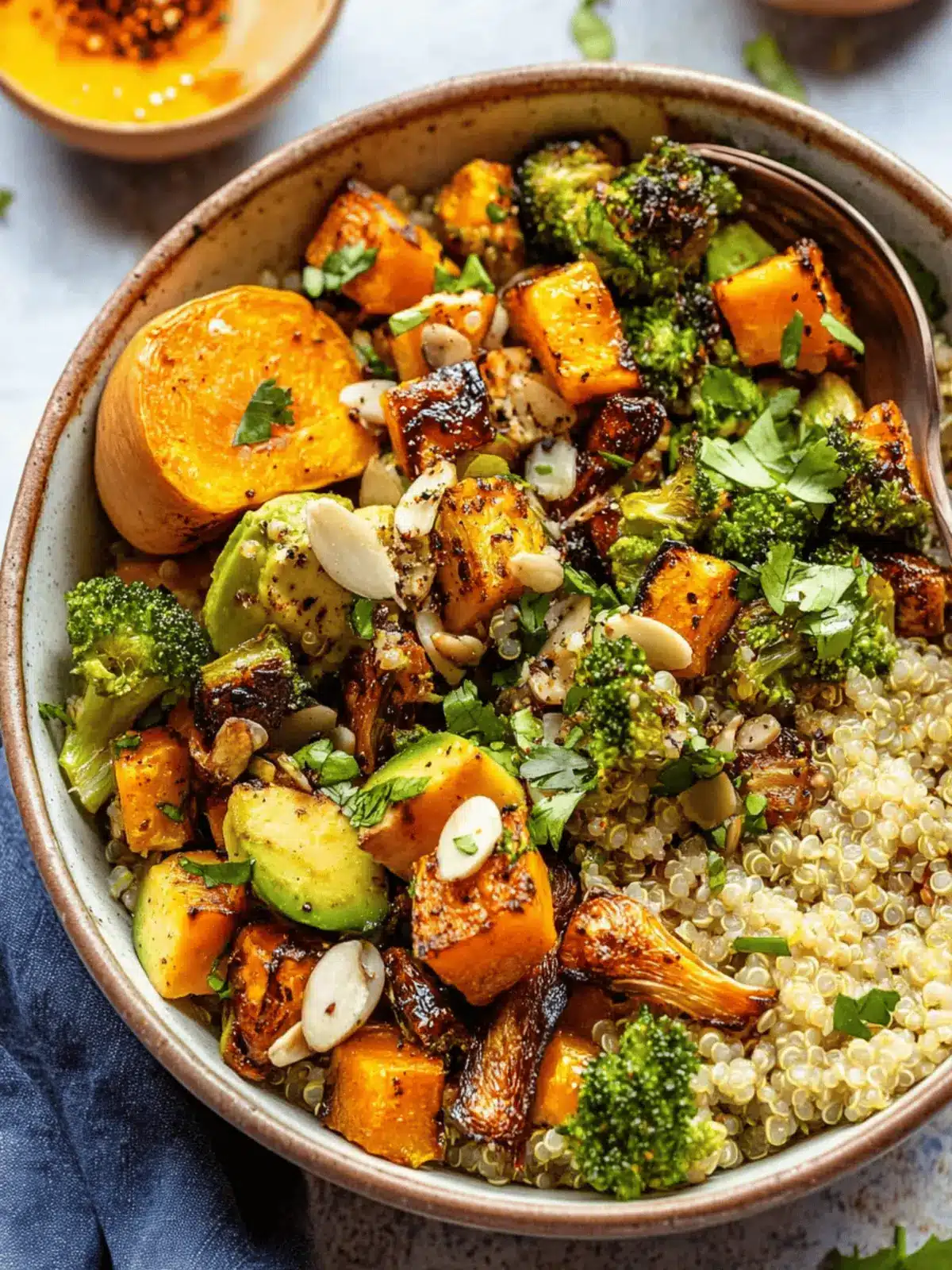 Quinoa Power Bowls with Maple Chipotle Brussels & Smoky Squash 3 Quinoa Power Bowls with Maple Chipotle Brussels and Smoky Butternut Squash
