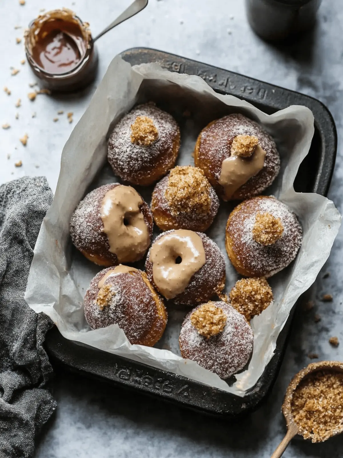 Irresistible Dirty Chai Cream Filled Doughnuts Recipe Delight 3 Dirty Chai Cream Filled Doughnuts