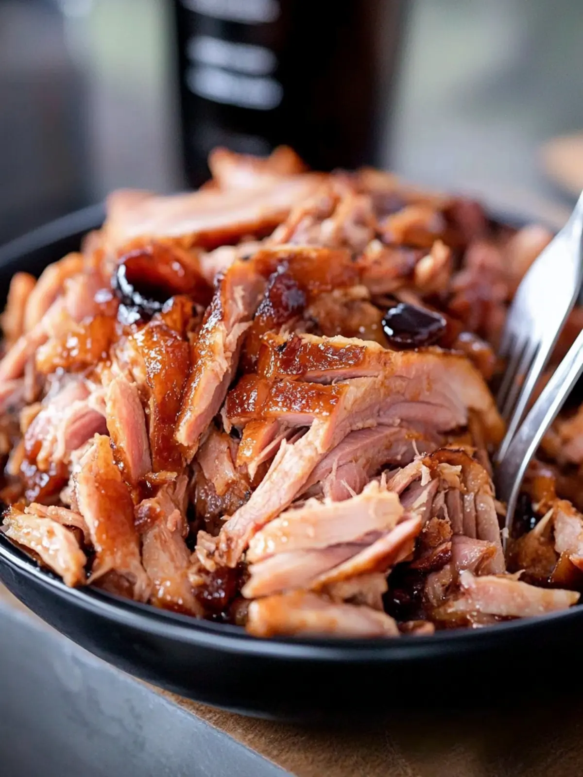 Delicious Smoked Pulled Ham with Sweet Apricot Glaze Recipe 2 Smoked Pulled Ham with an Apricot Glaze