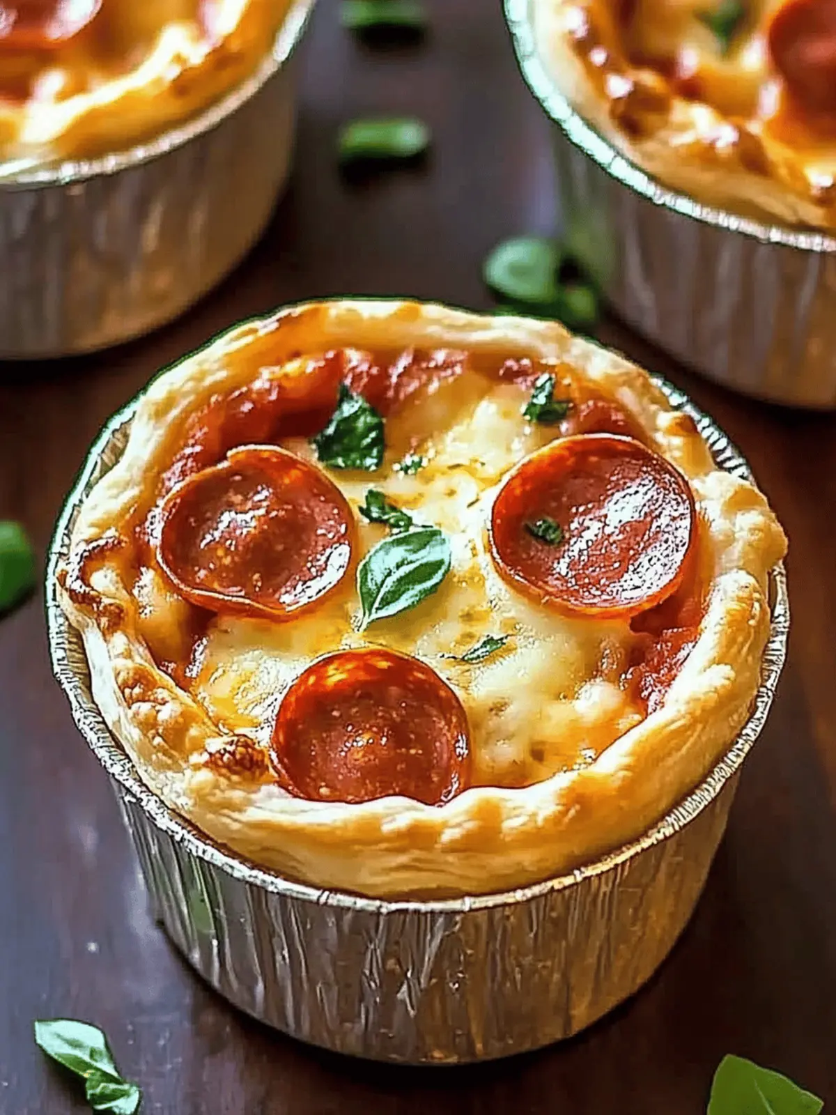 Delicious Mini Pizza Pot Pies for Quick, Customizable Fun 4 Mini Pizza Pot Pies
