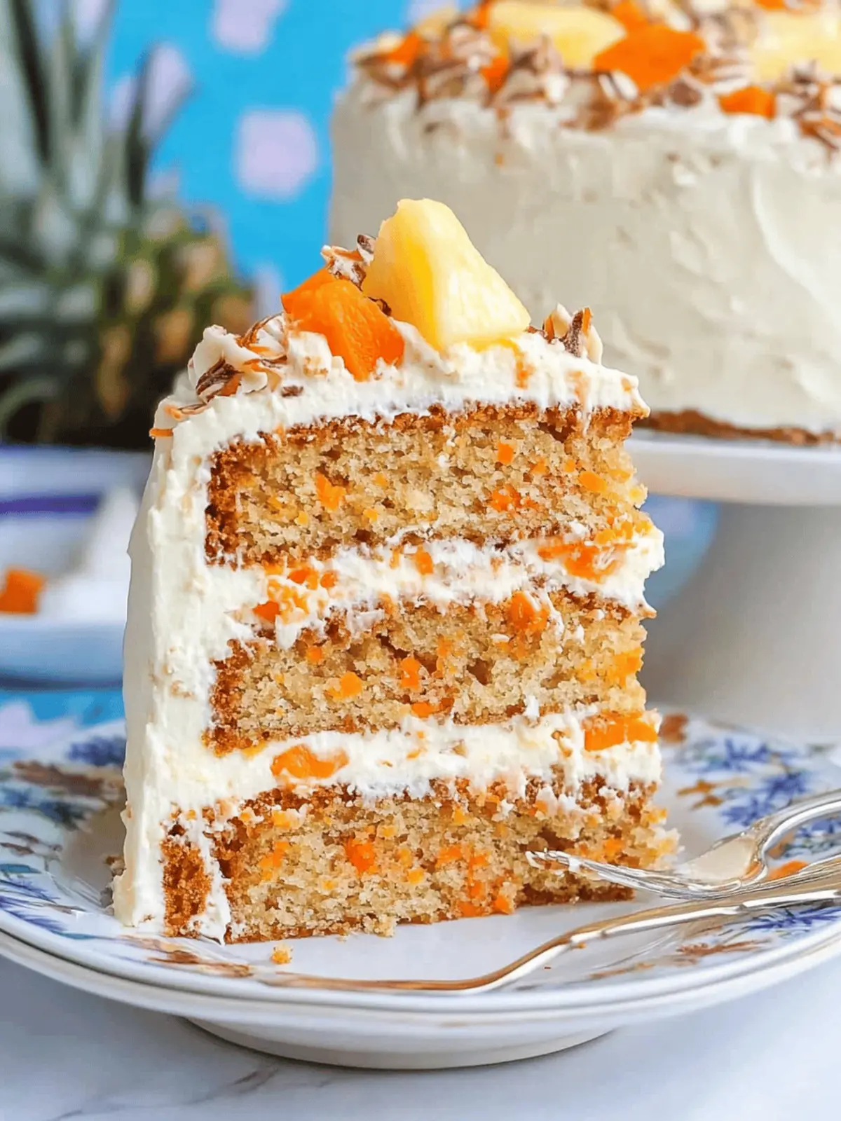 Tropical Pineapple Carrot Cream Cake You ll Crave Constantly 2 Pineapple Carrot Cream Cake