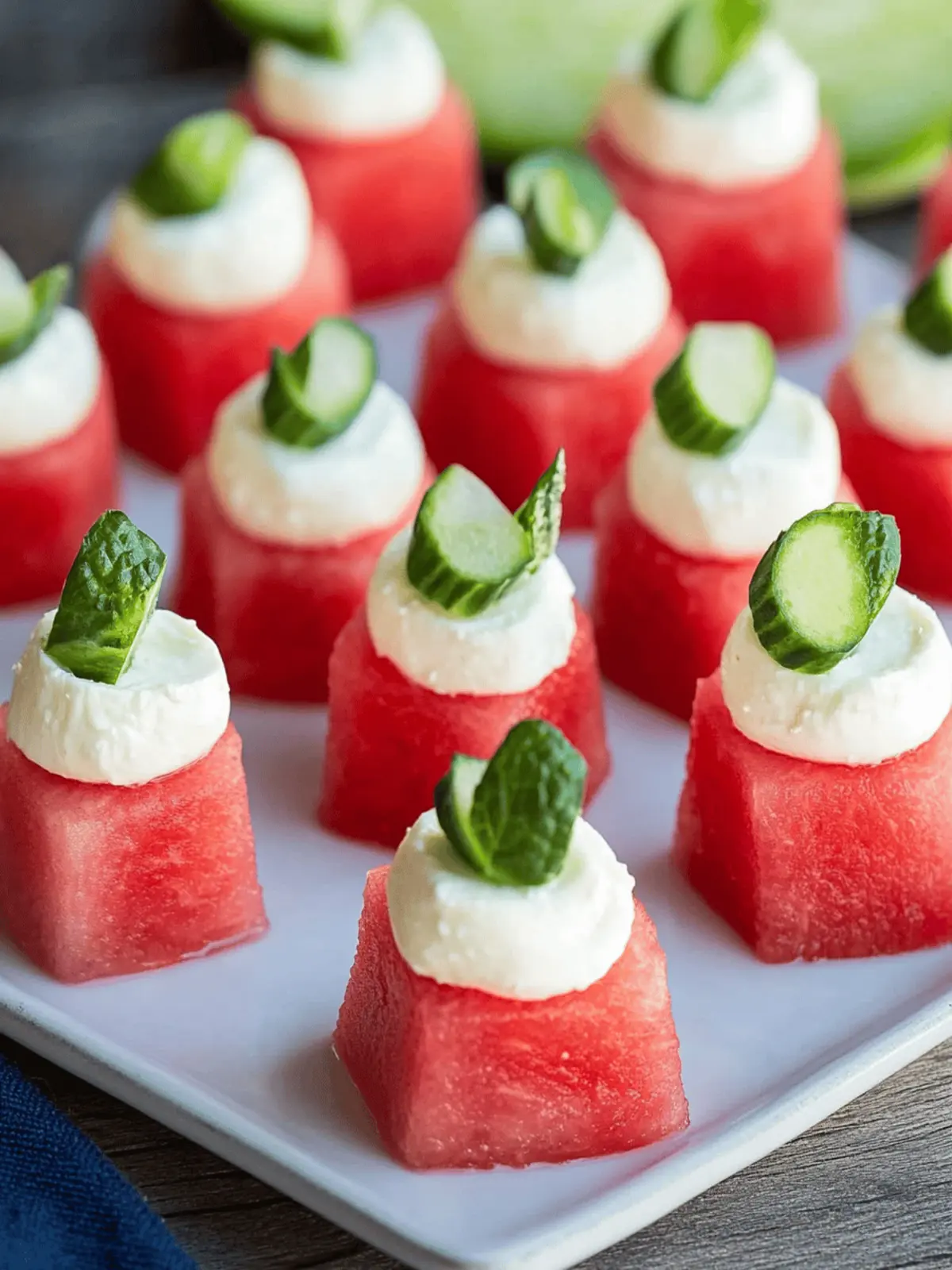 Delight in Summer Watermelon Goat Cheese Appetizer Bliss 3 Summer Watermelon Goat Cheese Appetizer