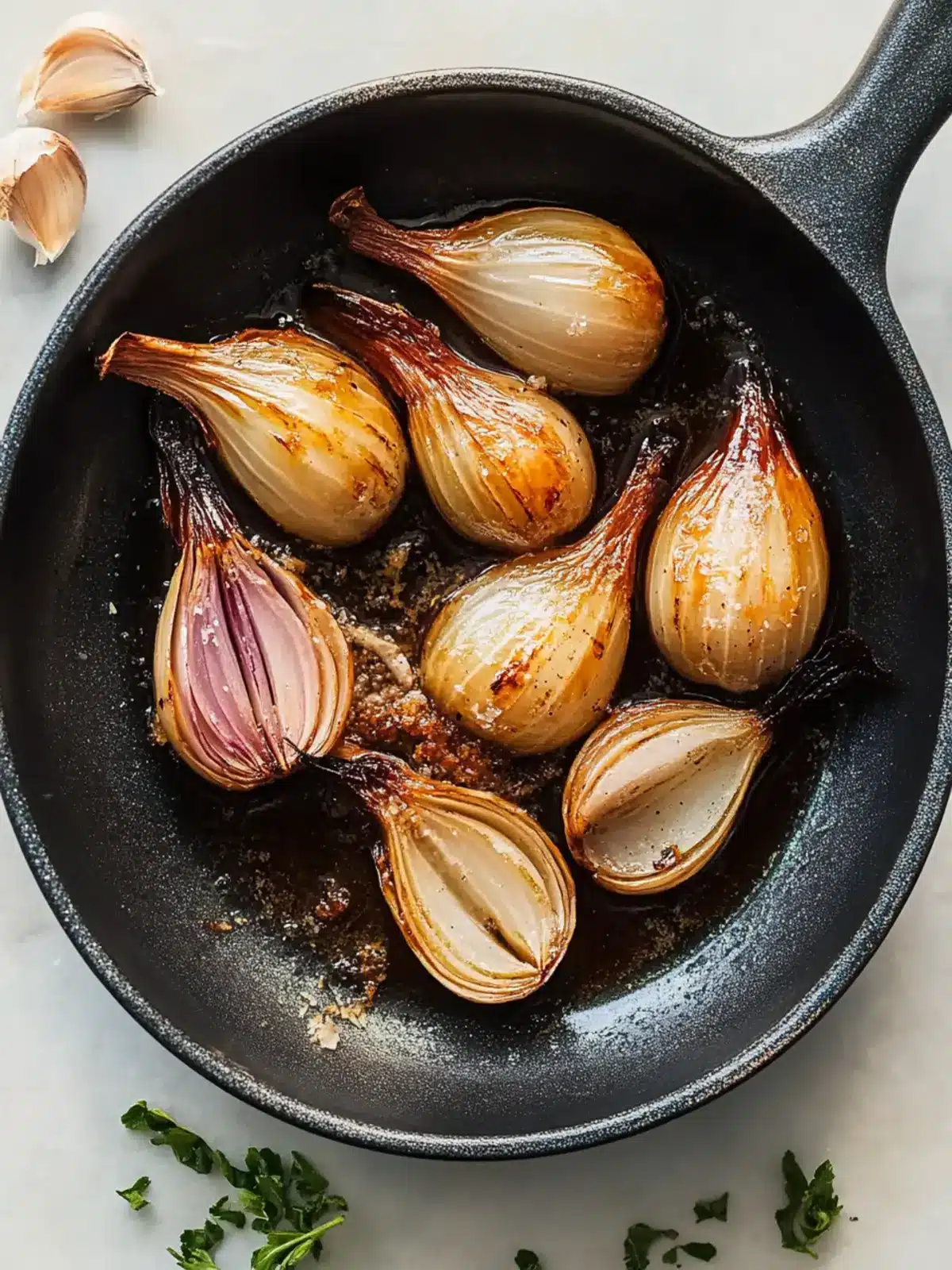 Maple-Balsamic Roasted Shallots: Sweet & Savory Side Delight 4 Maple-Balsamic Roasted Shallots