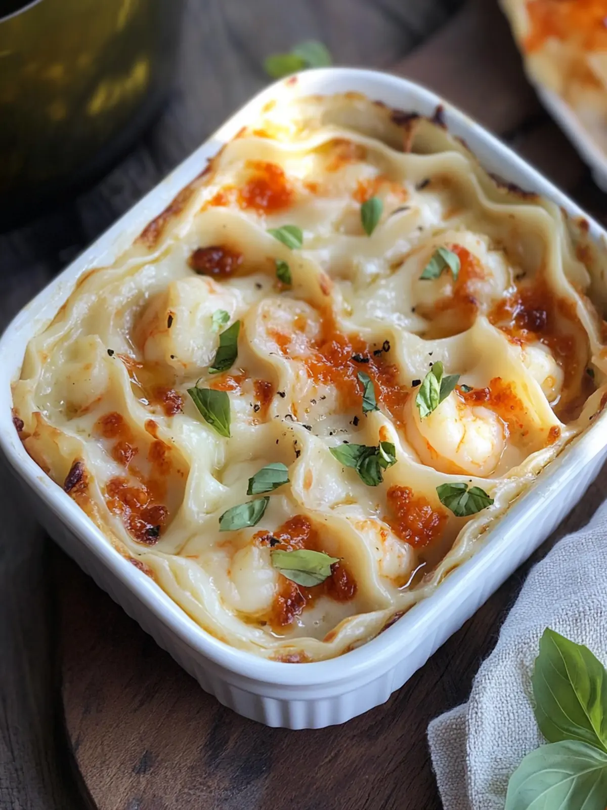 Irresistible Shrimp Dumpling Lasagna for a Homemade Delight 2 Shrimp Dumpling Lasagna