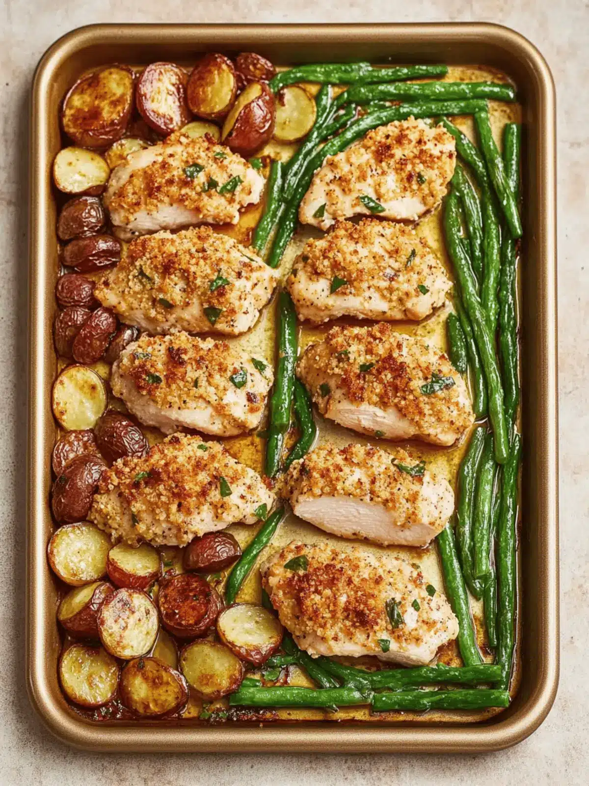 Parmesan Crusted Chicken Sheet Pan for Effortless Dinner Delight 4 Parmesan Crusted Chicken Sheet Pan