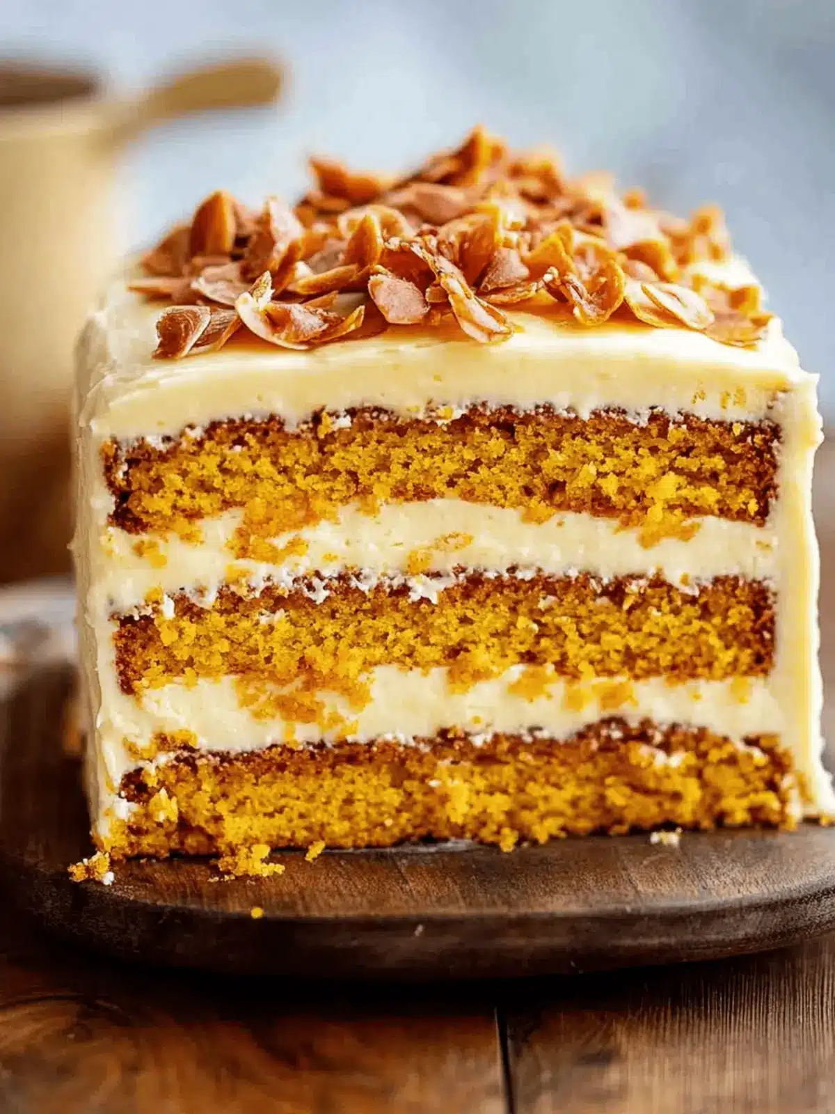 Delicious Pumpkin Layer Cake with Creamy Pecan Frosting 2 Pumpkin Layer Cake
