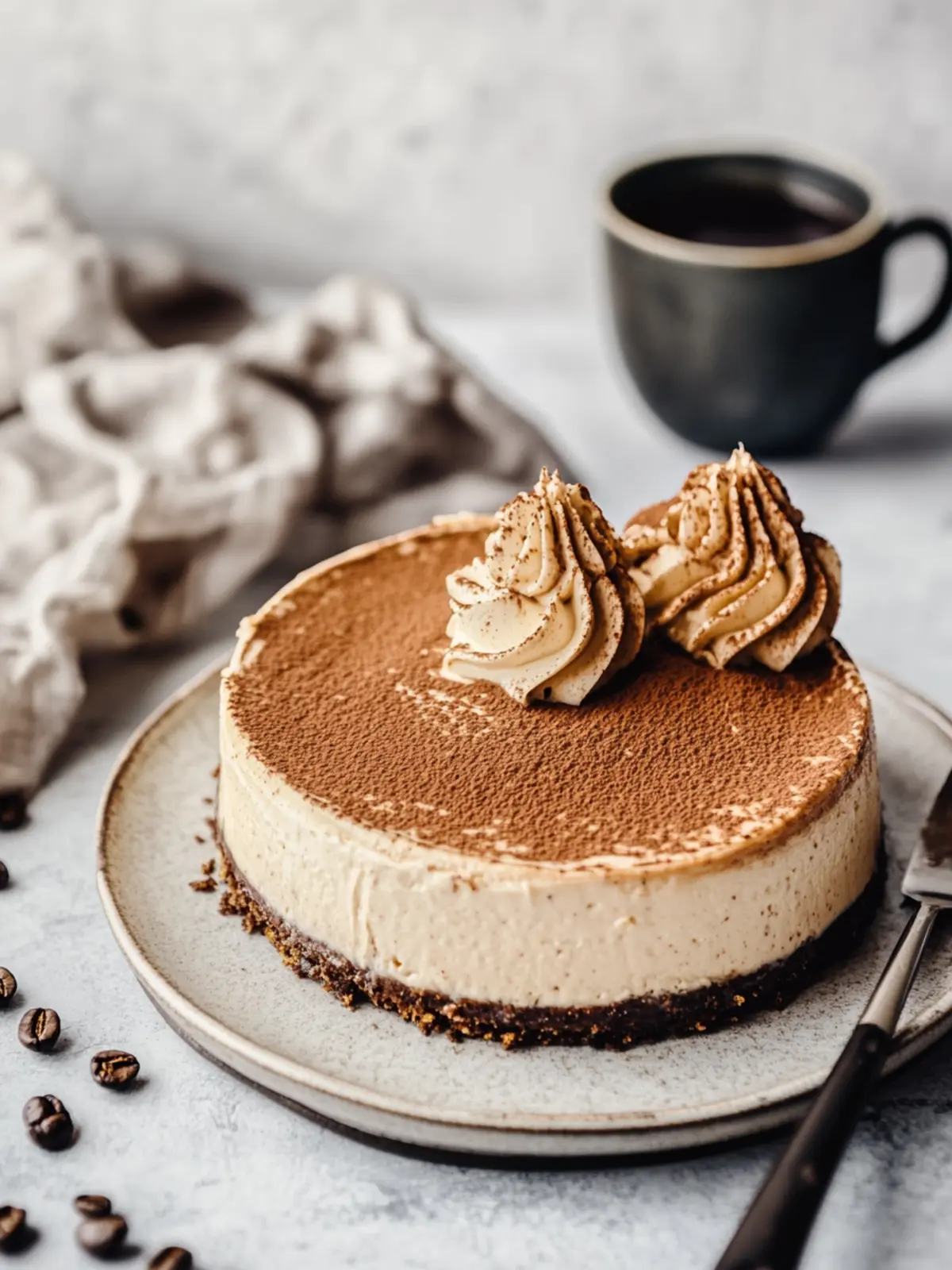 Irresistible Coffee Cheesecake with Decadent Ganache Delight 4 Coffee Cheesecake