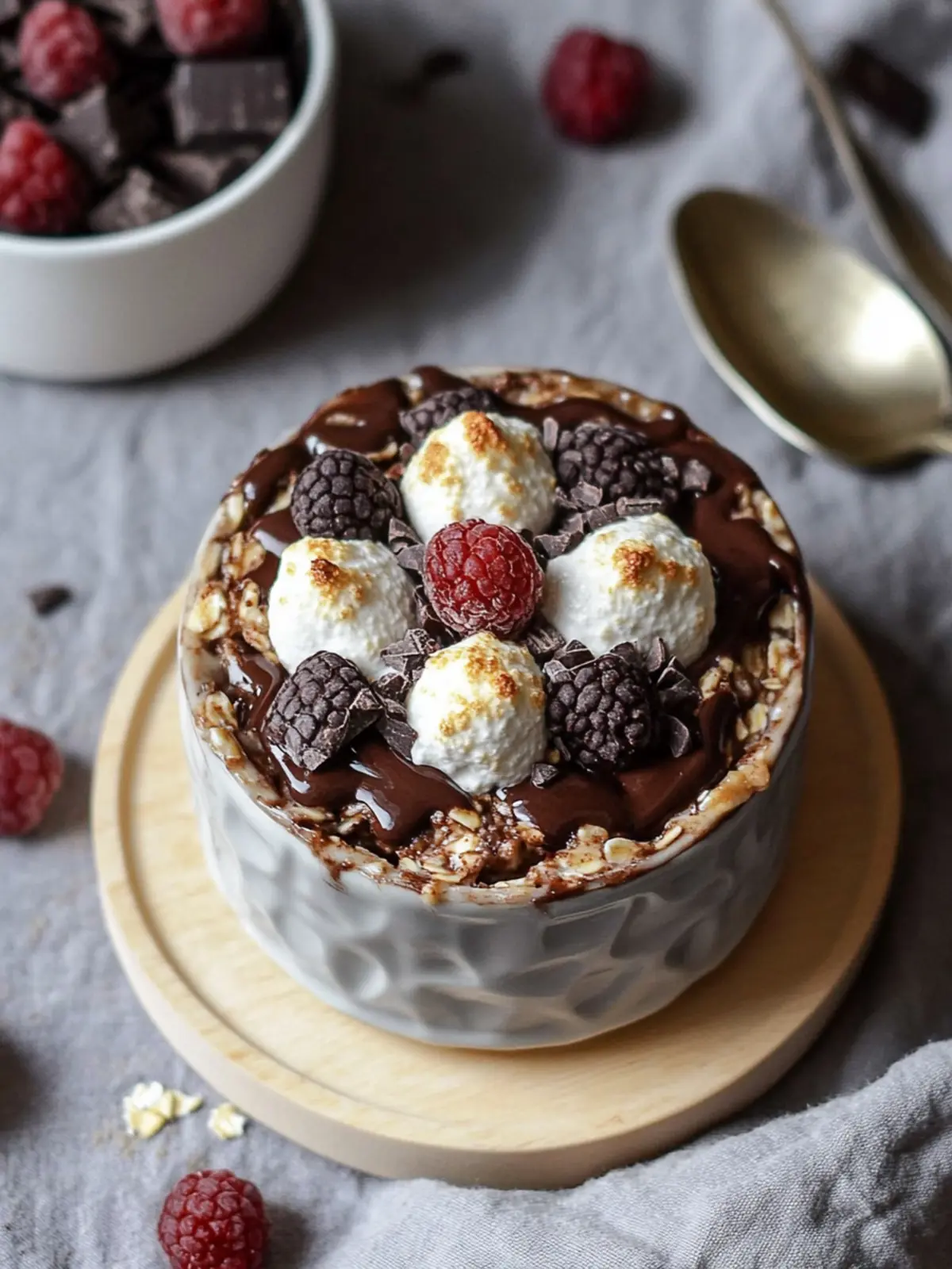 Decadent Cozy Hot Chocolate Baked Oats for Choco Lovers 4 Cozy Hot Chocolate Baked Oats