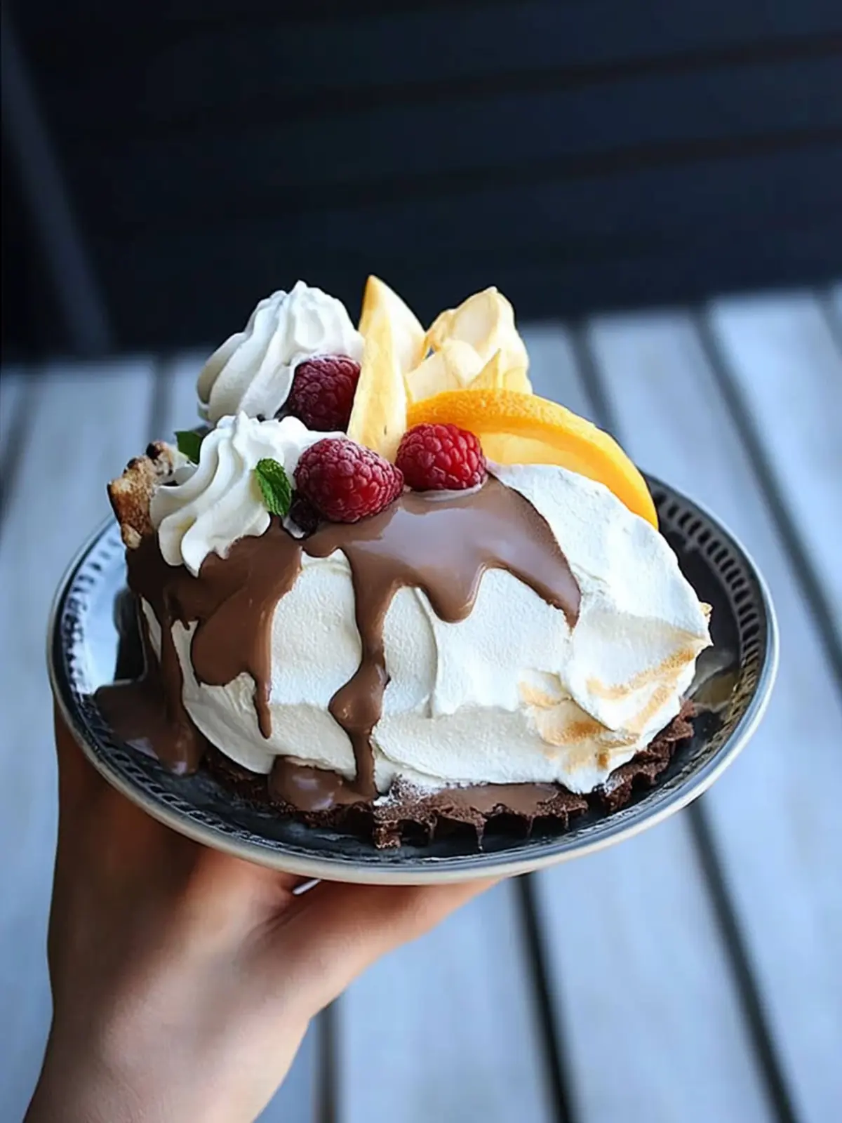 Aquafaba Meringue Vegan Baked Alaska with a Delightful Twist 4 Aquafaba Meringue Vegan Baked Alaska