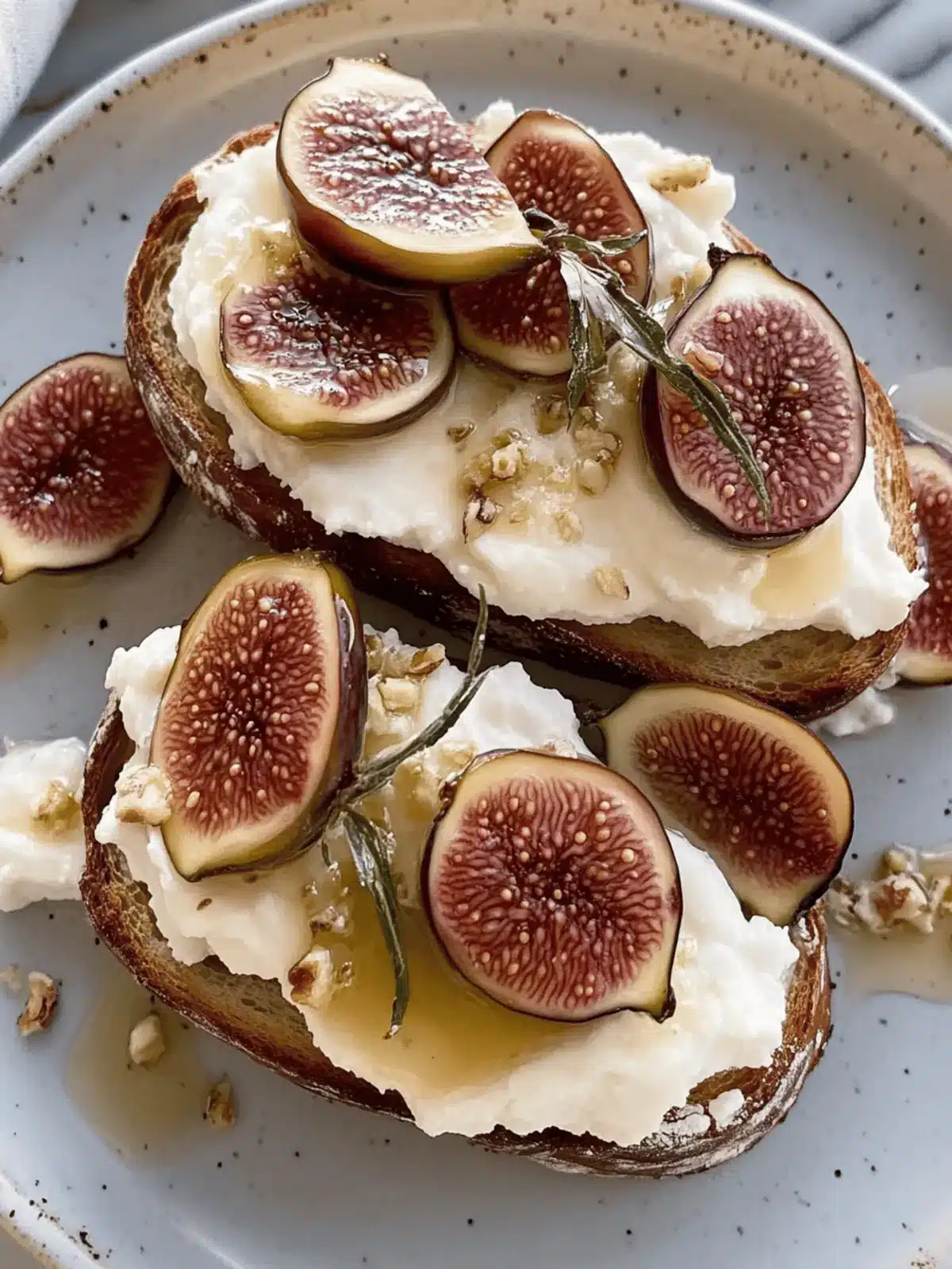 Irresistible Whipped Goat Cheese Fig Toast with Crunchy Walnuts 3 Whipped Goat Cheese Fig Toast