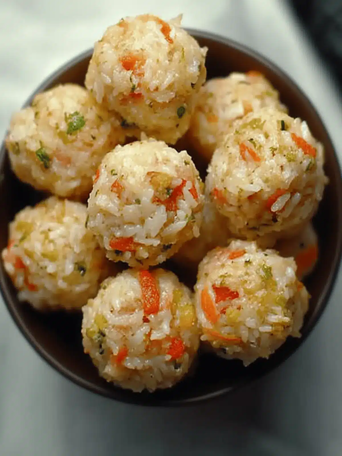 Delicious Veggie Rice Balls Your Kids Will Love 2 Veggie Rice Balls