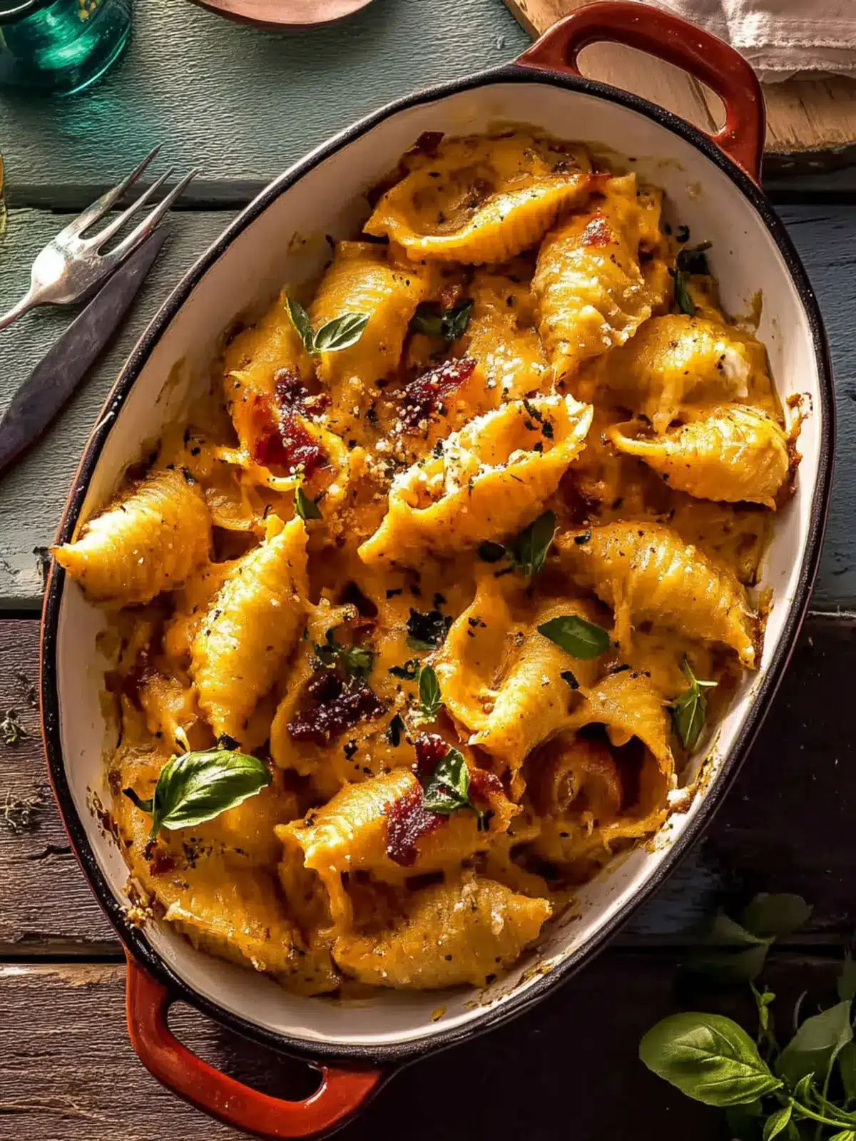 Mix and Bake Pumpkin Gouda Shells for Cozy Comfort Food 4 Mix and Bake Pumpkin Gouda Shells