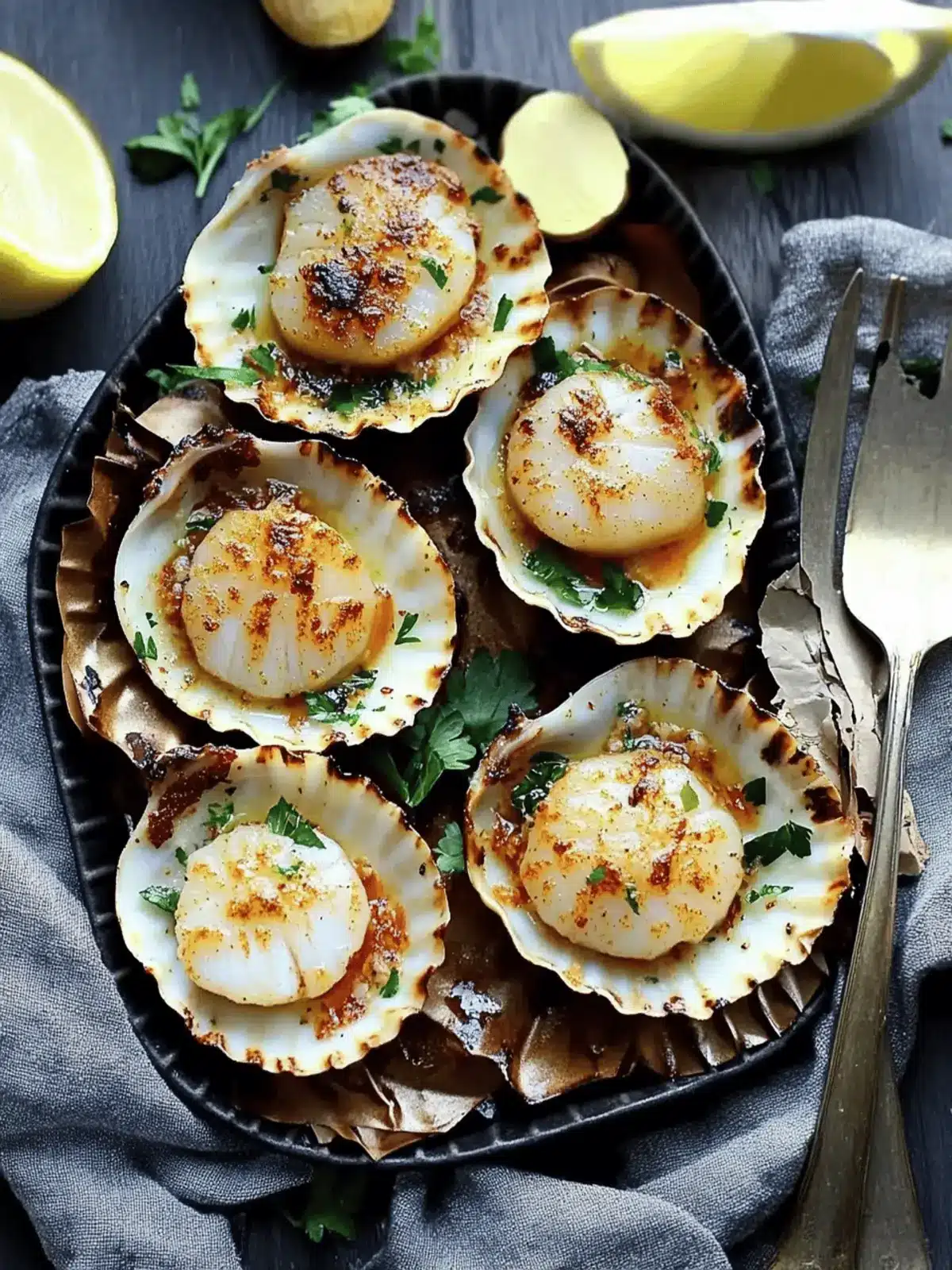 Delicious Baked Sea Scallops with Garlic Chili Magic 3 Baked Sea Scallops