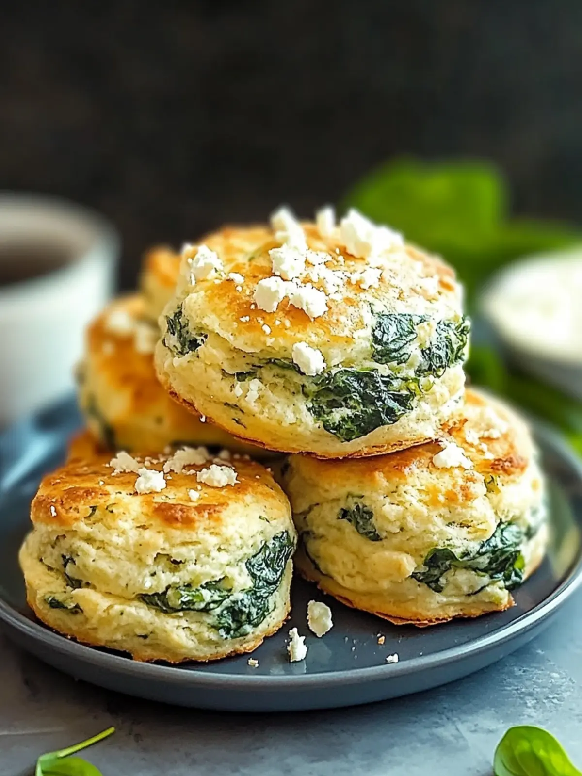 Spinach and Feta High-Protein Breakfast Biscuits for Busy Mornings 4 Spinach and Feta High-Protein Breakfast Biscuits