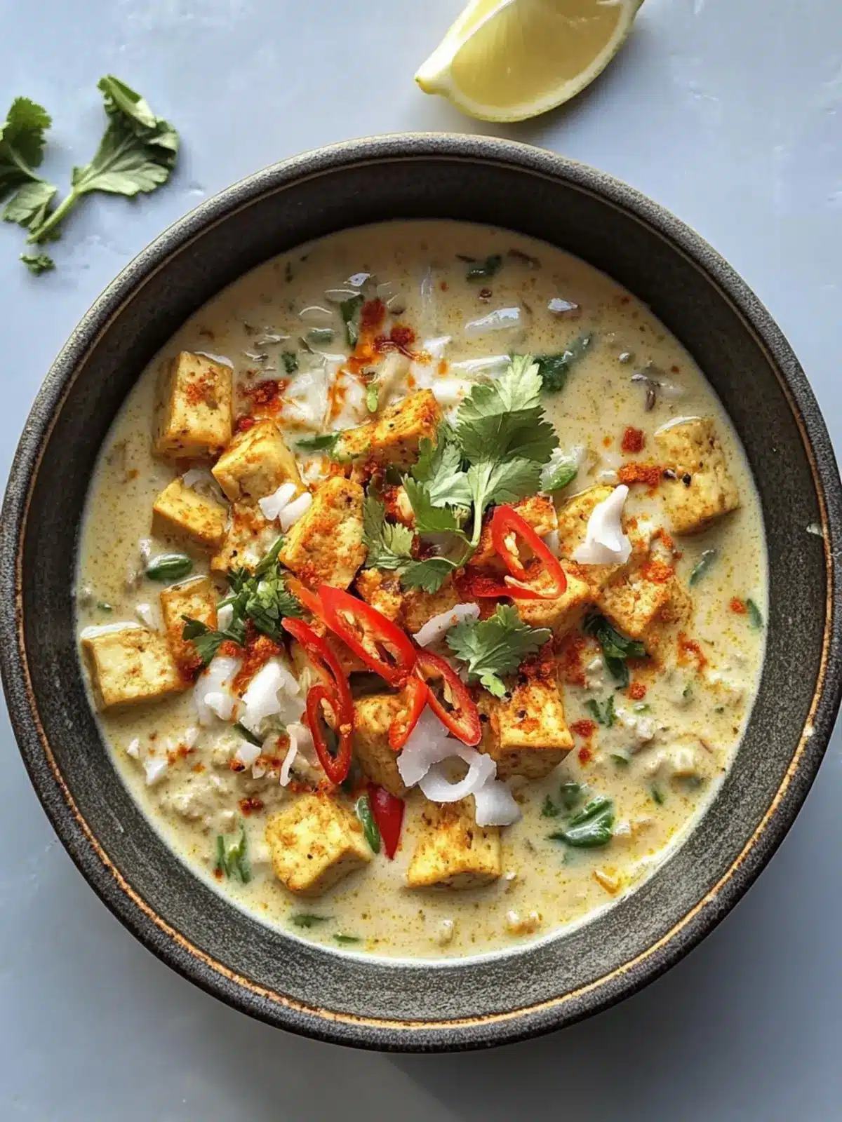 Lemongrass & Coconut Tofu Curry for a Flavorful Night In 4 Lemongrass & Coconut Tofu Curry