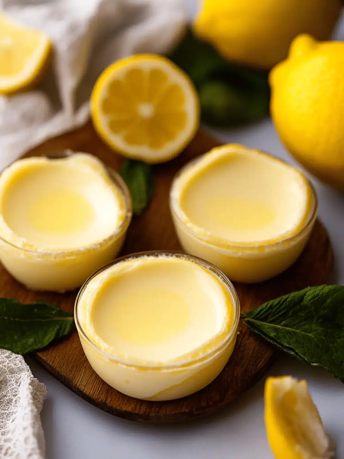 Irresistible Lemon Posset: Easy 3 Ingredient Dessert Delight 4 Irresistible Lemon Posset: Easy 3 Ingredient Dessert Delight