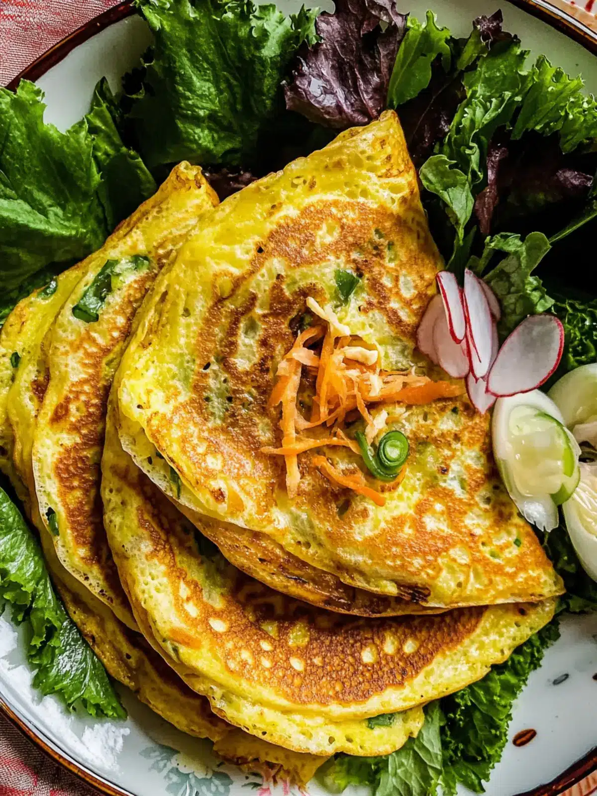 crispy Vietnamese Sizzling Crepes that Impress Every Time 3 Vietnamese Sizzling Crepes