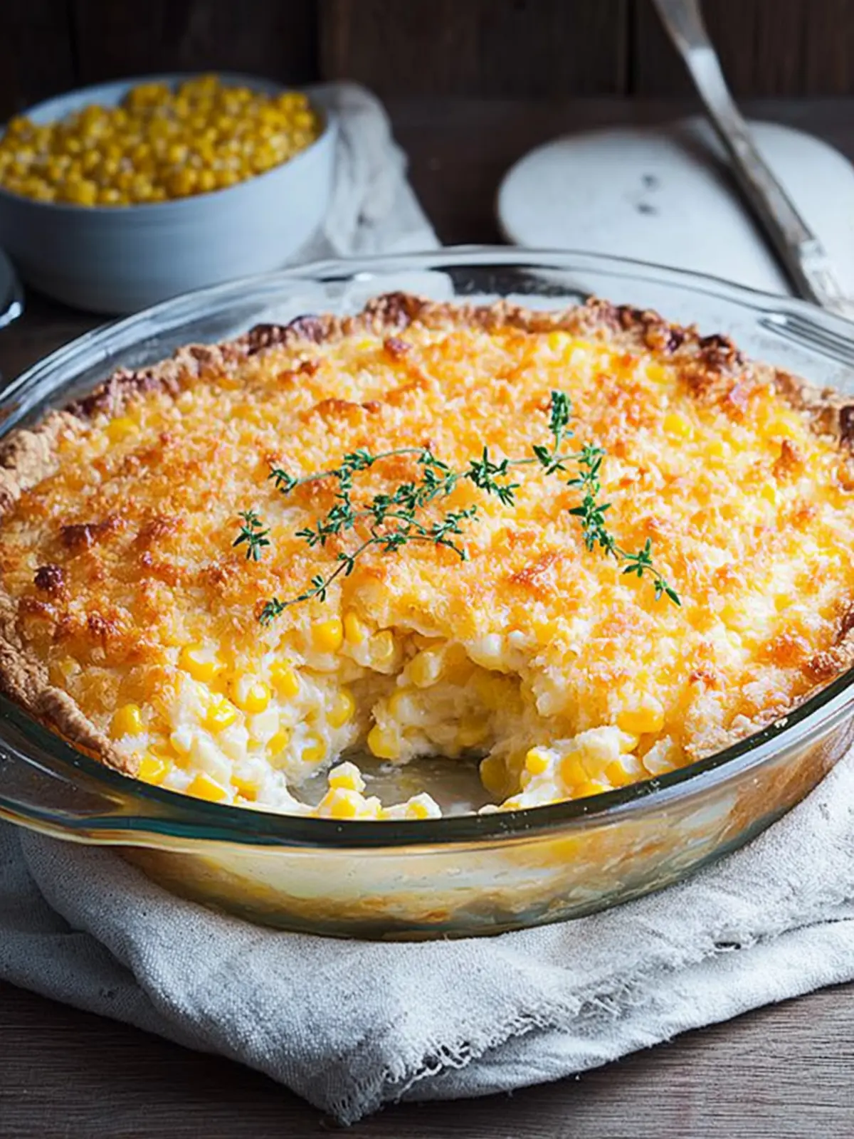 Cheddar Sweet Corn Pie: A Comforting Homemade Delight 3 Cheddar Sweet Corn Pie