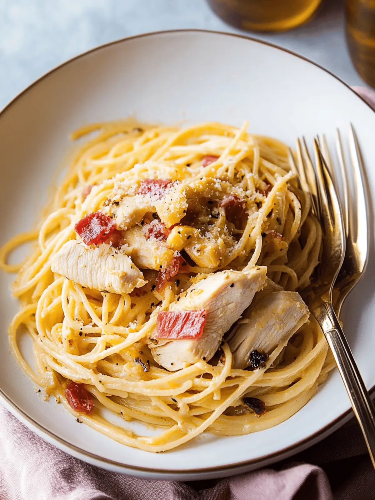 Best-Ever Chicken Carbonara: Quick Comfort Food Delight 3 Best-Ever Chicken Carbonara