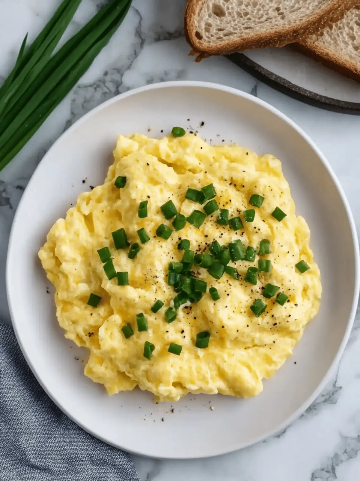Velvety Scrambled Eggs for a Cozy Breakfast Delight 4 Velvety Scrambled Eggs