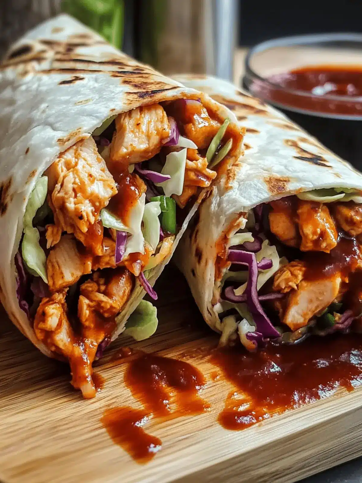 BBQ Chicken Coleslaw Wraps: Your New Go-To for Quick Flavor 3 BBQ Chicken Coleslaw Wraps