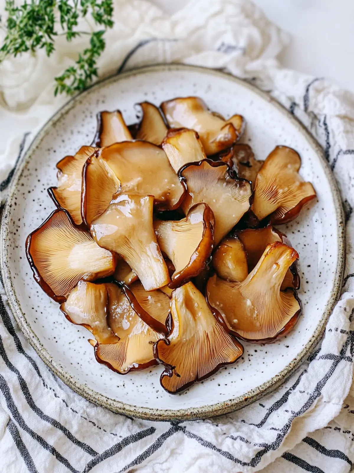 Soy Butter Glazed King Oyster Mushrooms You ll Crave Again! 4 Soy Butter Glazed King Oyster Mushrooms