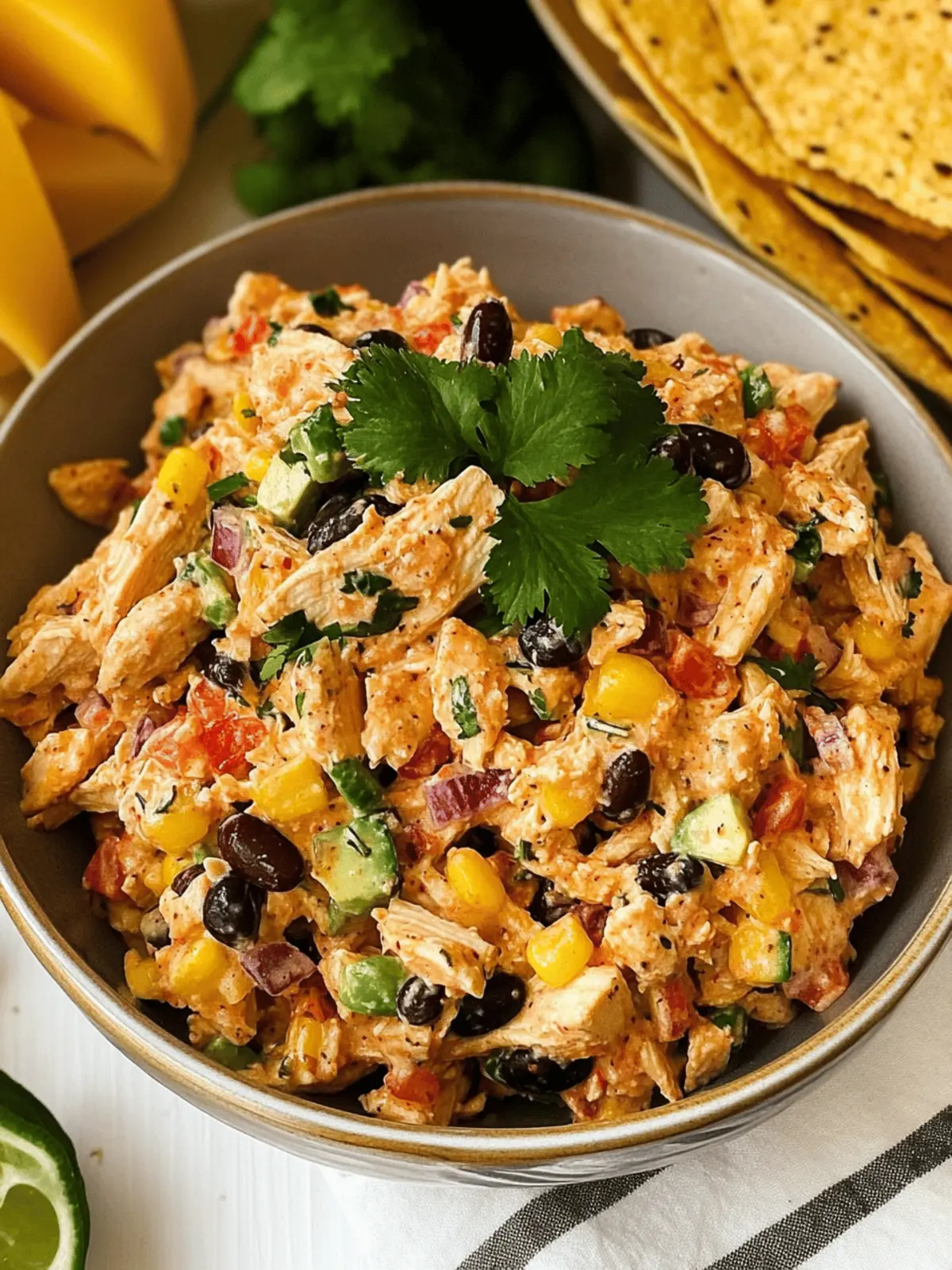 Delicious Southwestern Chicken Salad with Greek Yogurt Twist 4 Southwestern Chicken Salad
