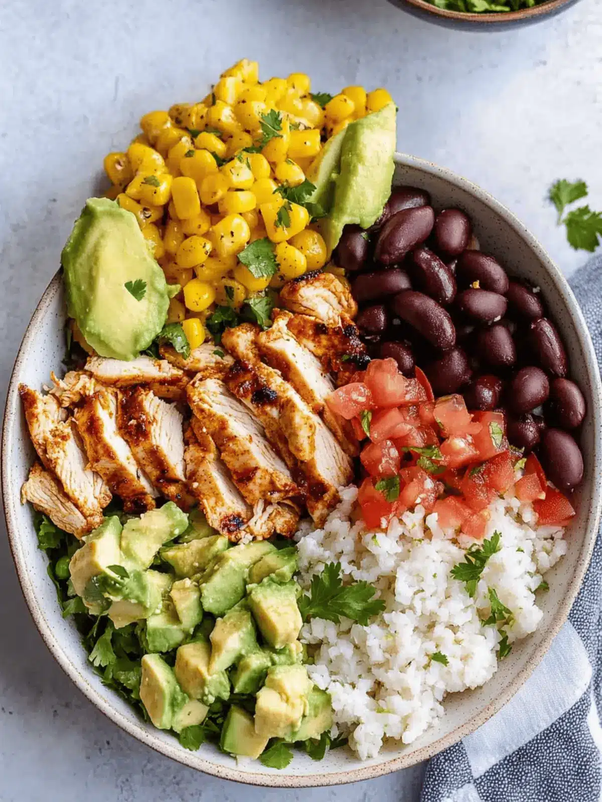 Zesty Chicken Burrito Bowl Packed with Flavor and Protein 2 Zesty Chicken Burrito Bowl Packed with Flavor and Protein