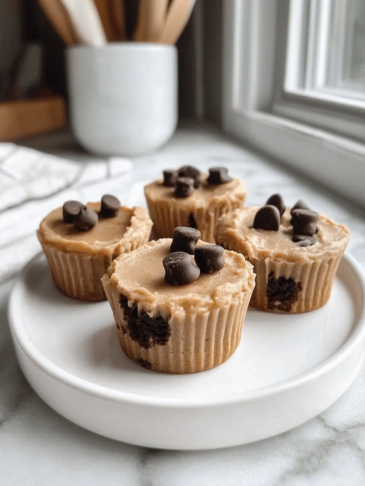 Peanut Butter Banana Cookie Dough Fudge Cups That Freeze Perfectly 3 Peanut Butter Banana Cookie Dough Fudge Cups