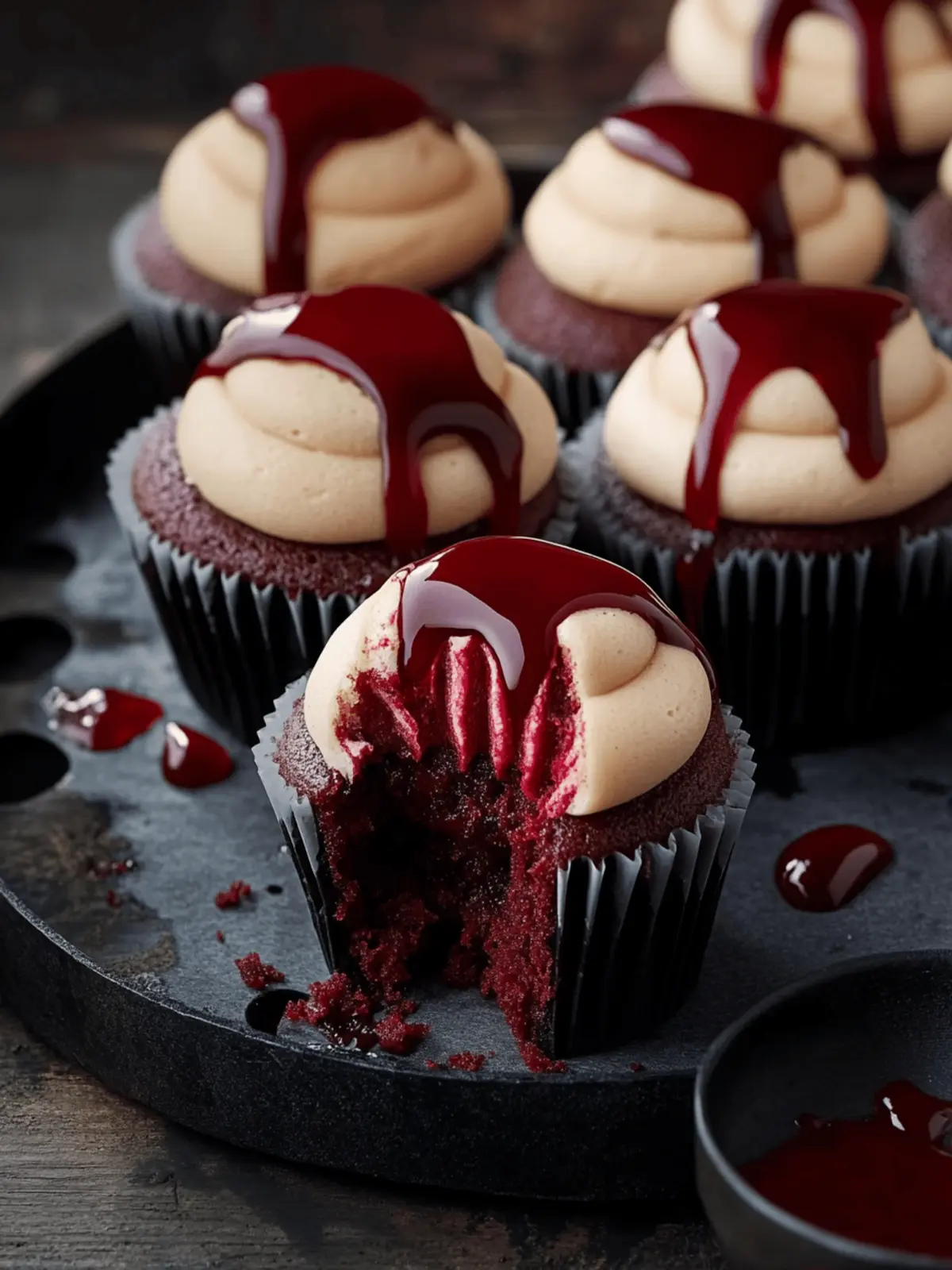 Vampire Bite Halloween Cupcakes That Thrill Your Taste Buds 3 Vampire Bite Halloween Cupcakes