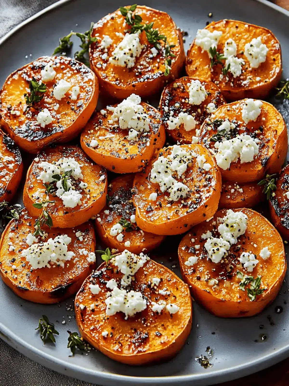 Delicious Honey Feta Sweet Potato Rounds for Easy Snacking 3 Honey Feta Sweet Potato Rounds