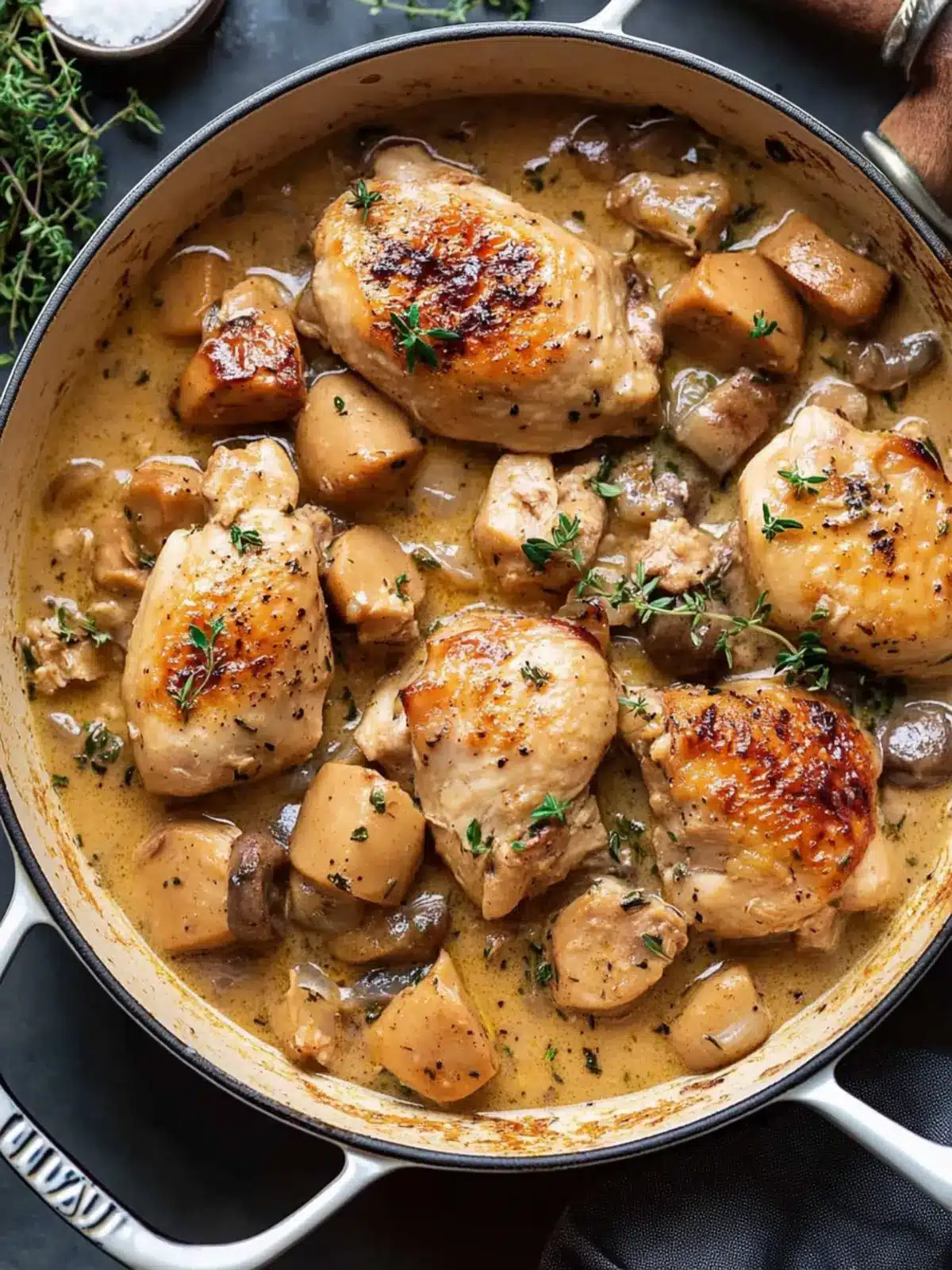 Savory Chicken Fricass e: Quick French Chicken Stew Delight 3 Chicken Fricass e (quick French chicken stew)