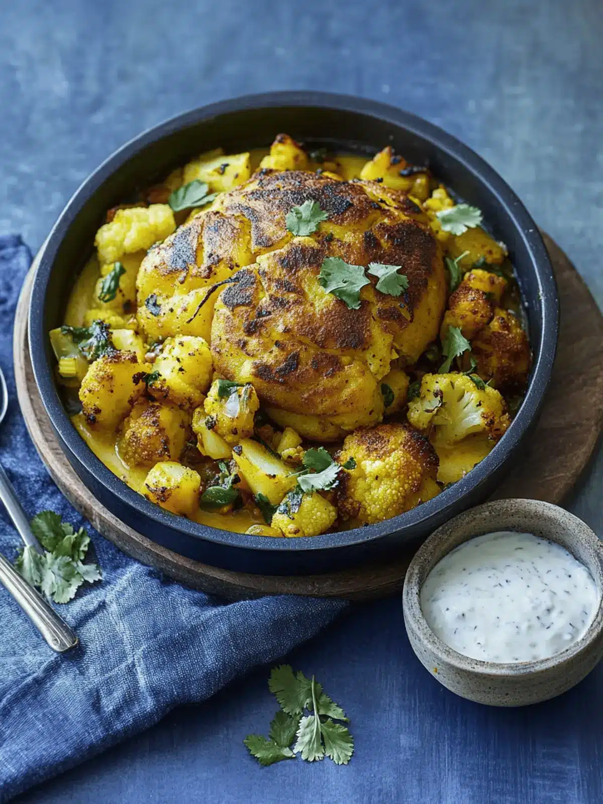 Baked Aloo Gobi with Flatbreads: A Comforting Vegan Delight 3 Baked aloo gobi with flatbreads