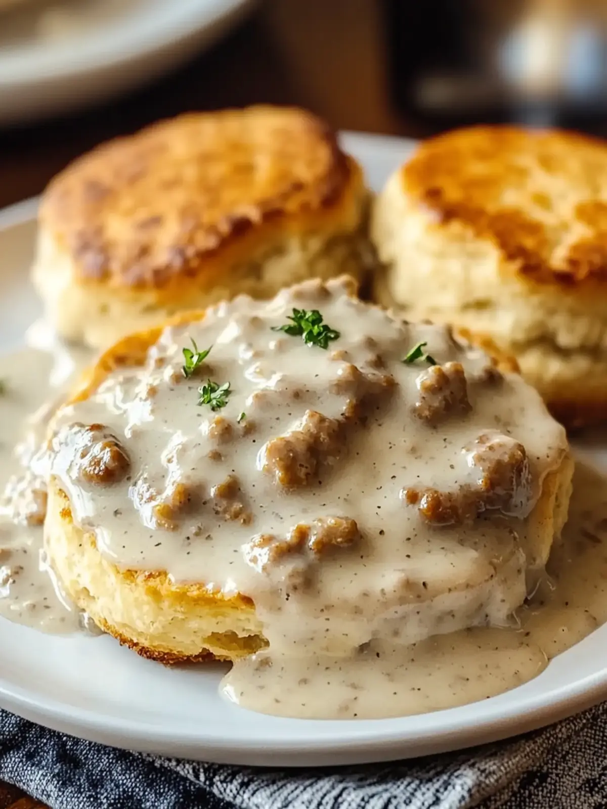 Savor Southern Comfort with Sausage Gravy and Biscuits 3 Sausage Gravy and Biscuits