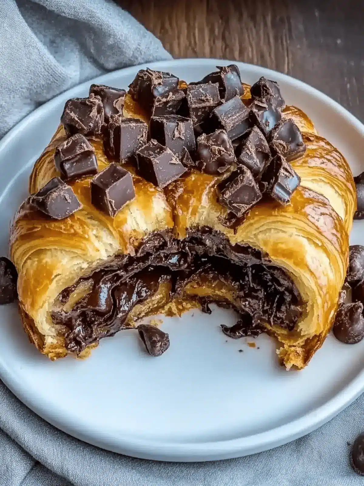 Indulge in Chocolate Croissant Breakfast Bake Bliss 4 Chocolate Croissant Breakfast