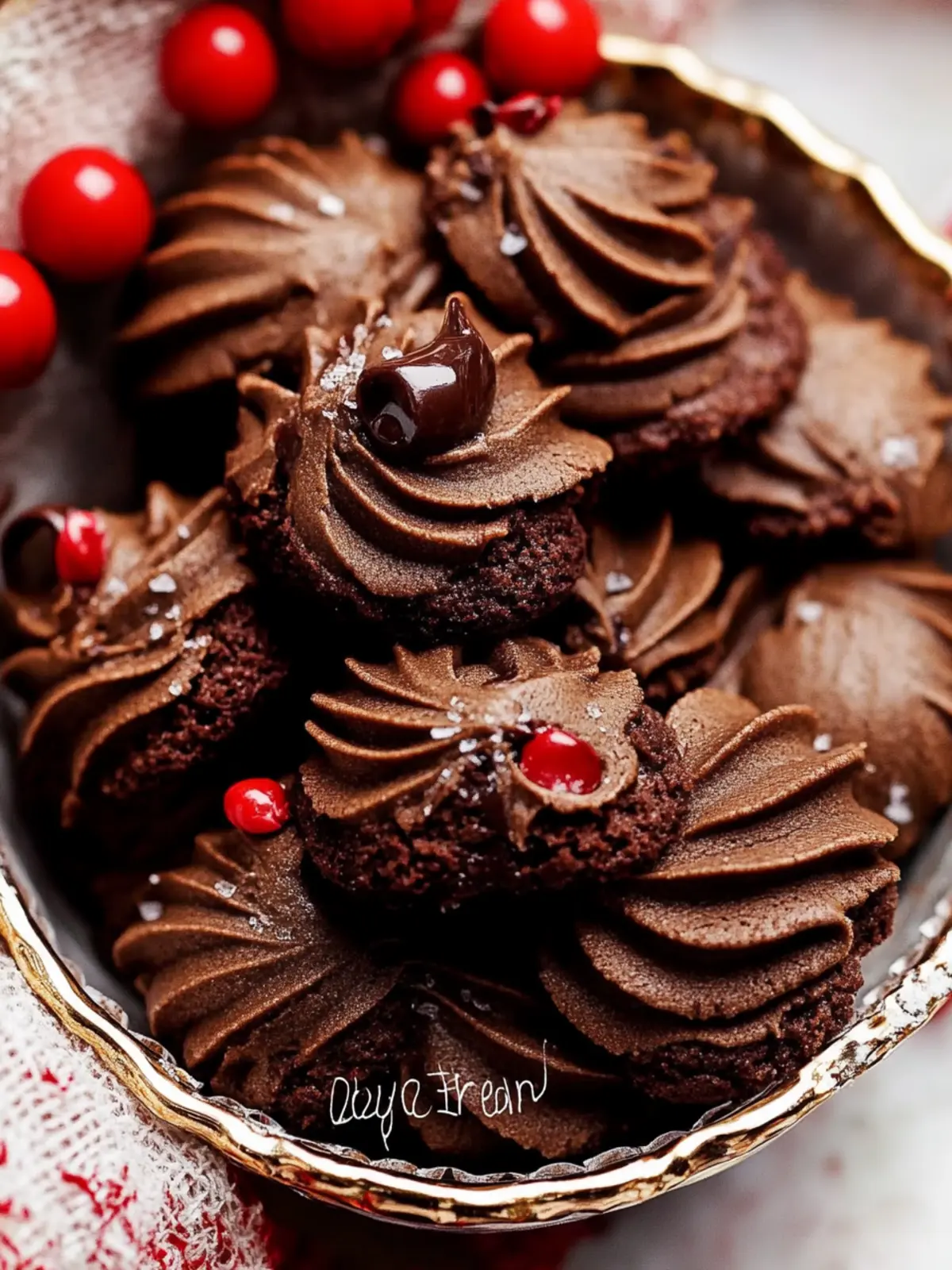 Delicious Piped Chocolate Butter Cookies You ll Love to Bake 2 Piped Chocolate Butter Cookies