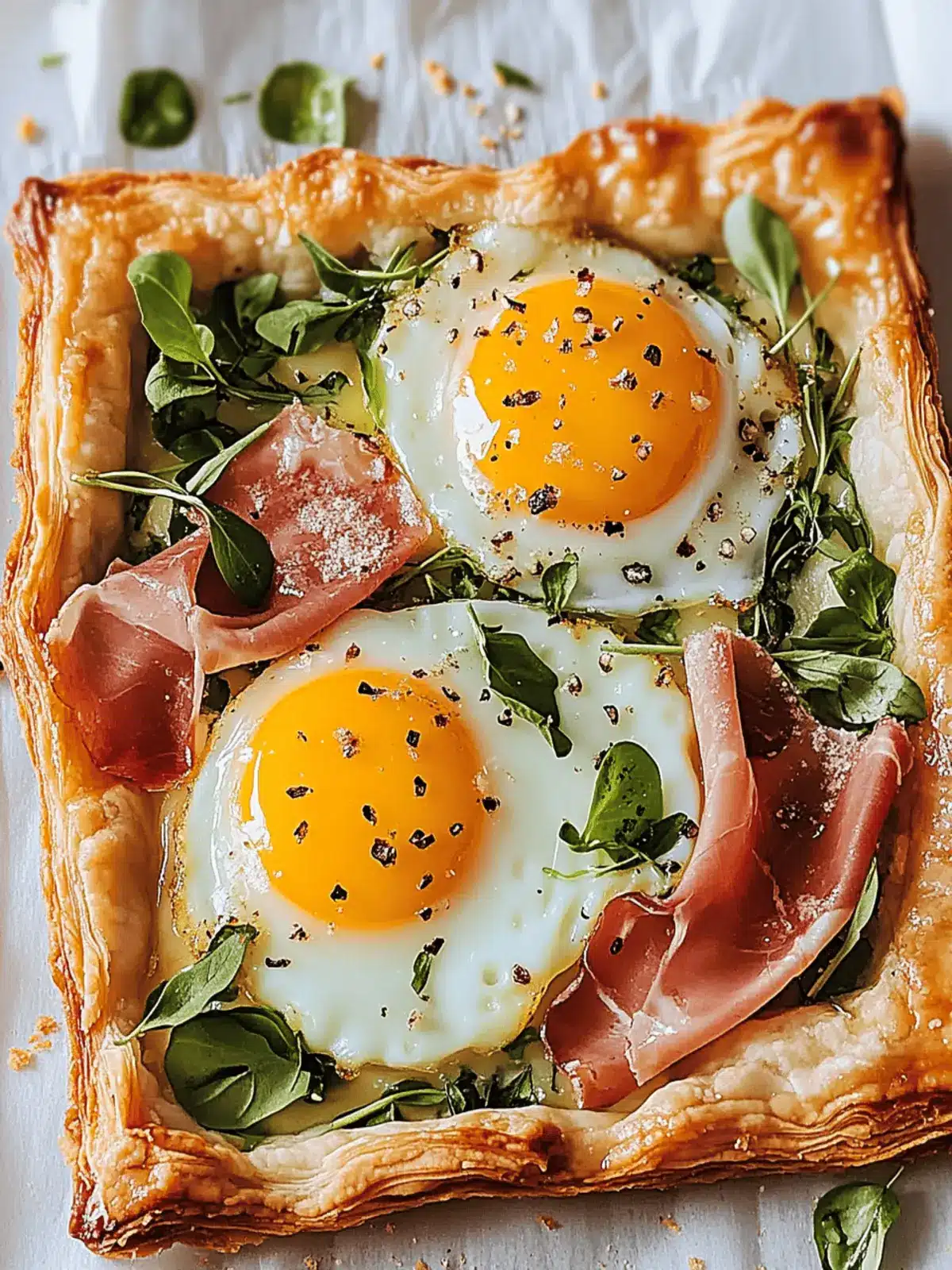 Baked Prosciutto and Egg Breakfast Tart for a Cozy Brunch 4 Baked Prosciutto and Egg Breakfast Tart