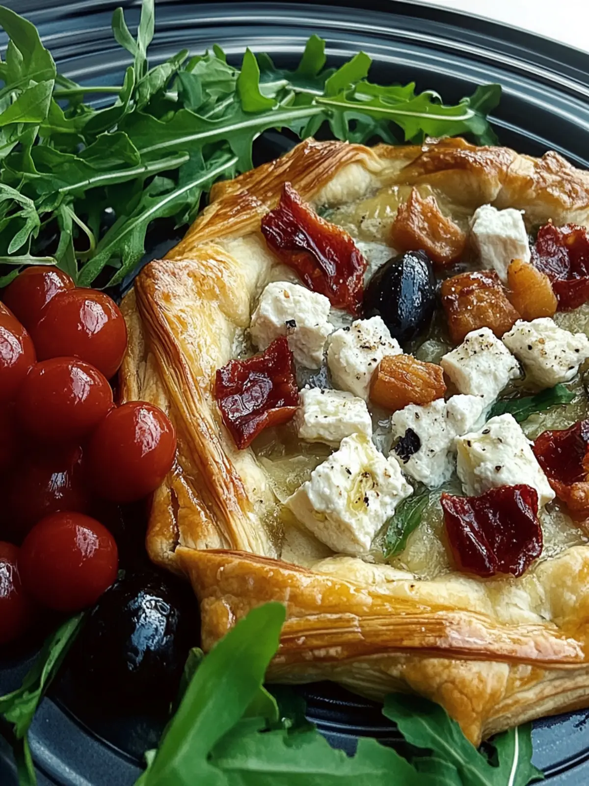 Mouthwatering Mediterranean Galette with Goat Cheese Delight 4 Mediterranean Galette
