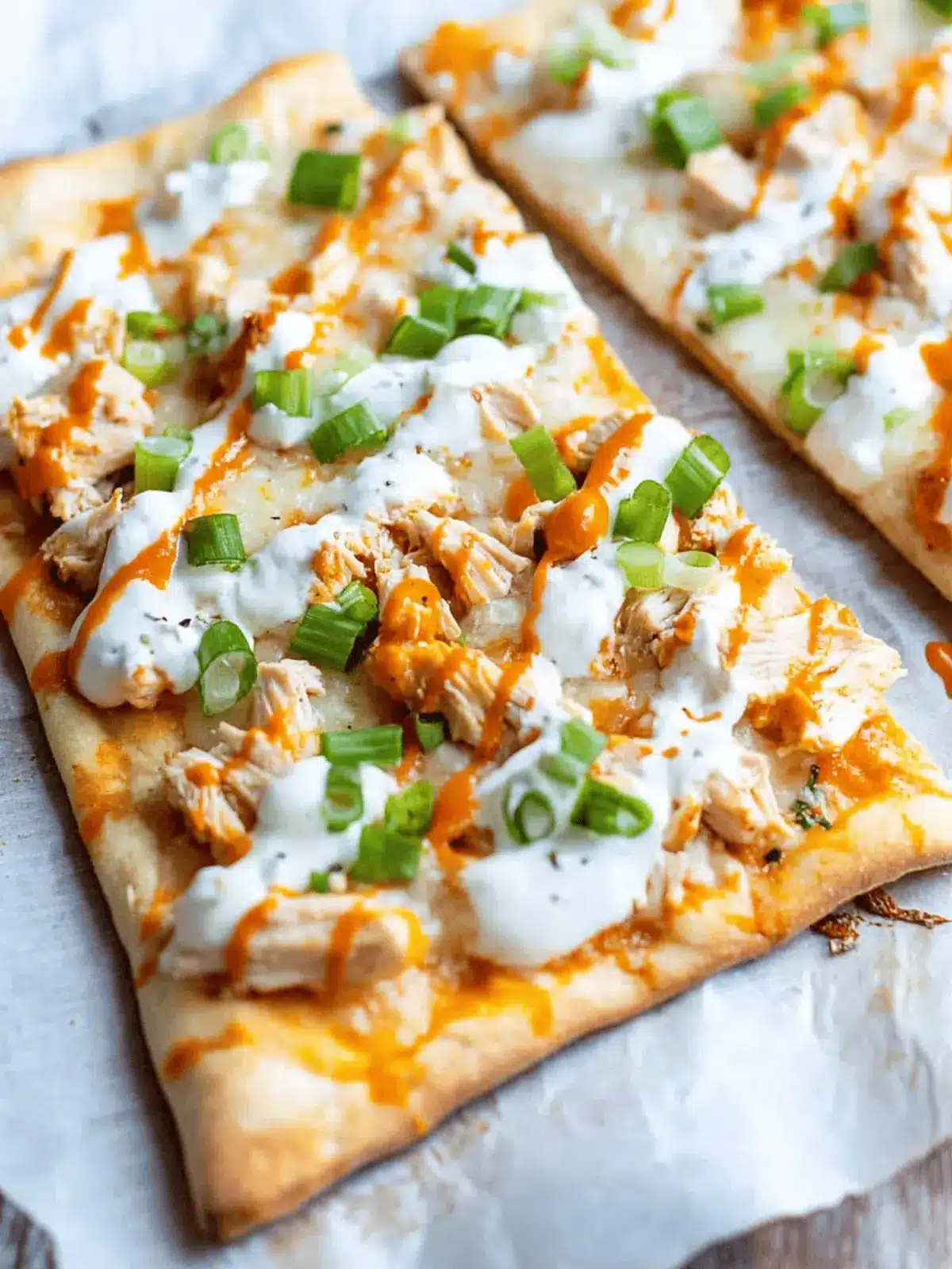 Buffalo Chicken Flatbread: Quick, Flavor-Packed Game Day Bliss 3 Buffalo Chicken Flatbread