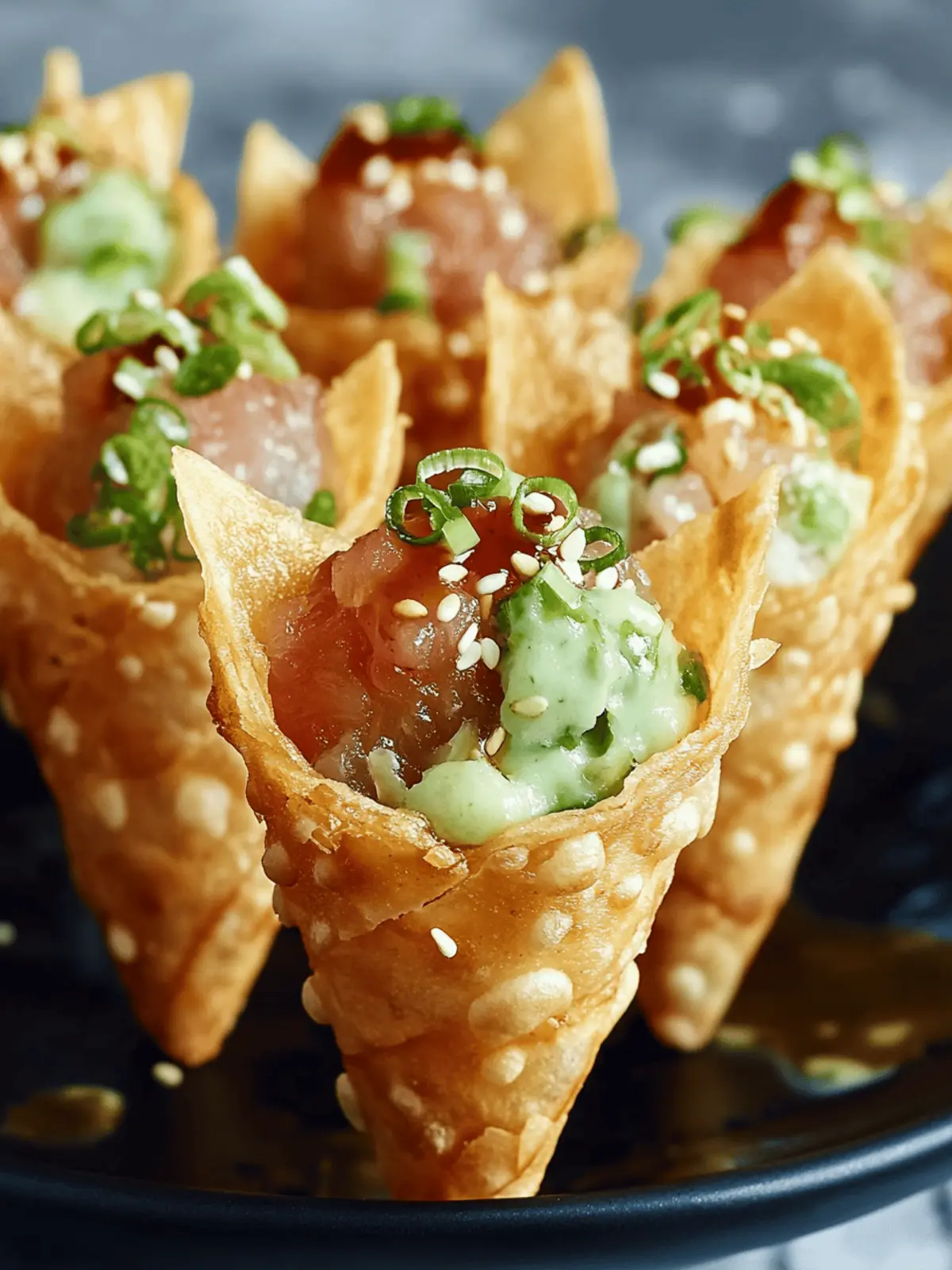Creative Sushi Wonton Cones That Will Wow Your Taste Buds 2 Creative Sushi Wonton Cones