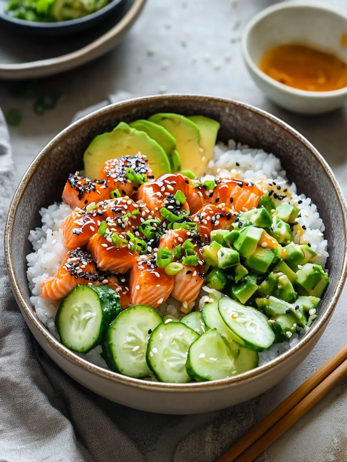 Savory Salmon Sushi Bowls You ll Crave at Home 2 Salmon Sushi Bowls
