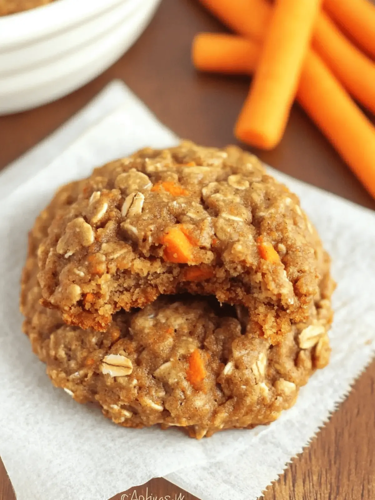 Delicious Healthy Carrot Cake Oatmeal Cookies You ll Love 3 Healthy Carrot Cake Oatmeal Cookies