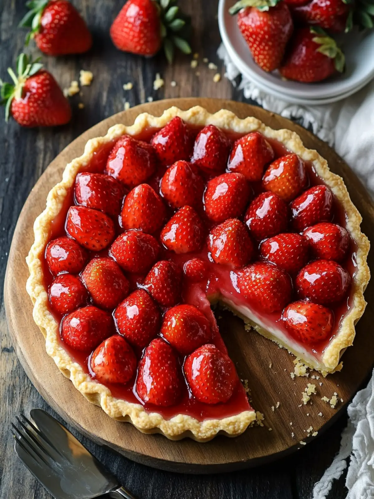Irresistible French Strawberry Tart: A Slice of Summer Delight 2 French Strawberry Tart