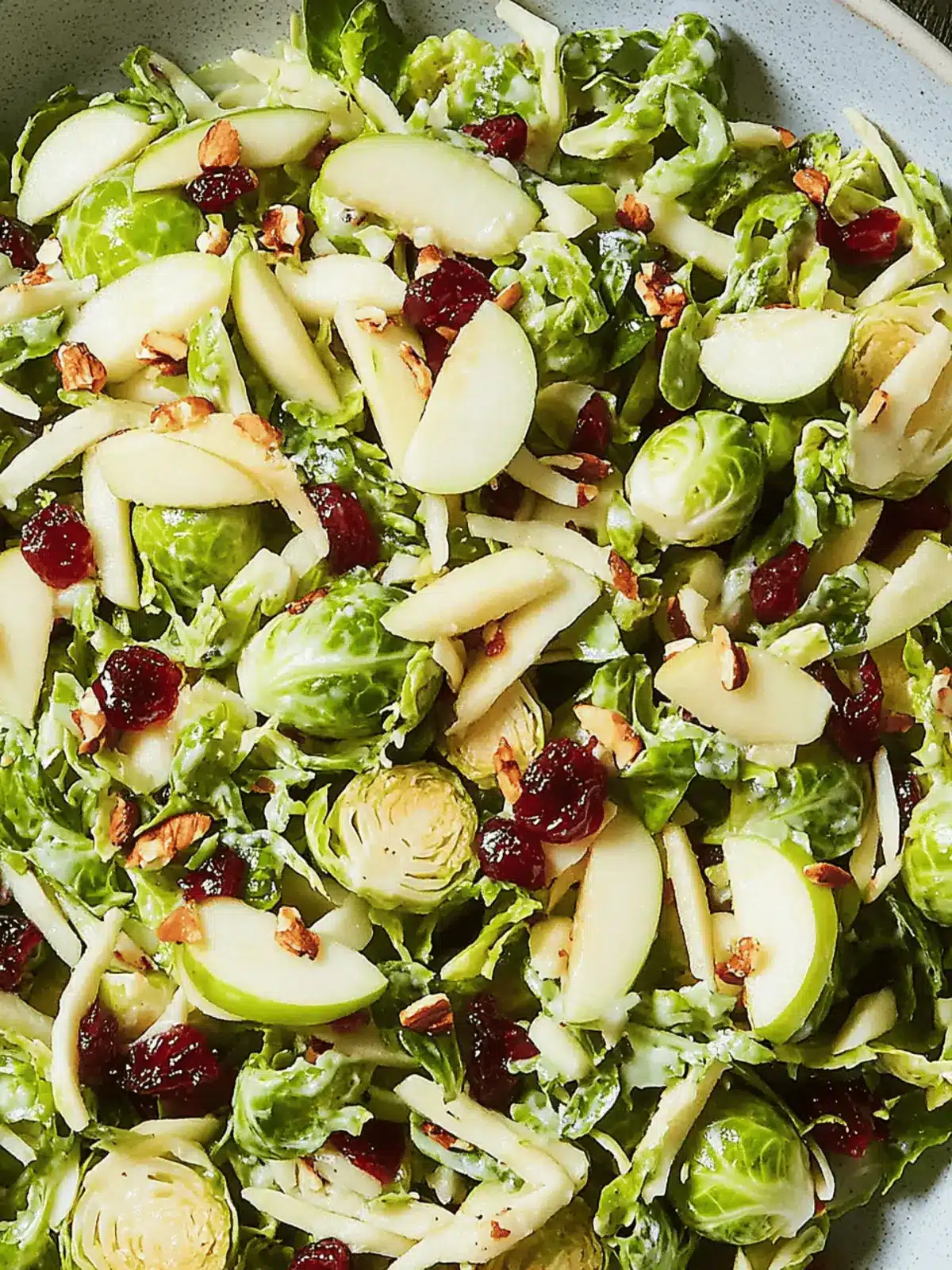 Apple Cranberry Brussels Sprouts Salad for a Fresh Holiday Boost 4 Apple Cranberry Brussels Sprouts Salad for a Fresh Holiday Boost